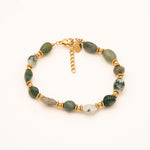 Bracelets Bohm Paris - Isaline Bracelet à fil Bohm Paris Agate mousse 