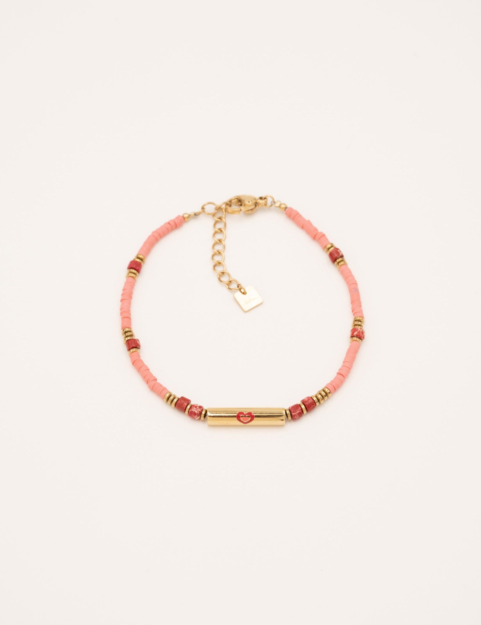 Bracelets Bohm Paris - Leana Bracelets sur fil Bohm Paris Jaspe rose 