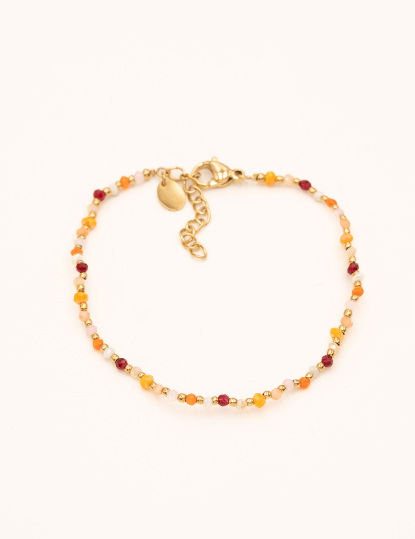 Bracelets Bohm Paris - Liorah Bracelet à fil Bohm Paris Aventurine orange 