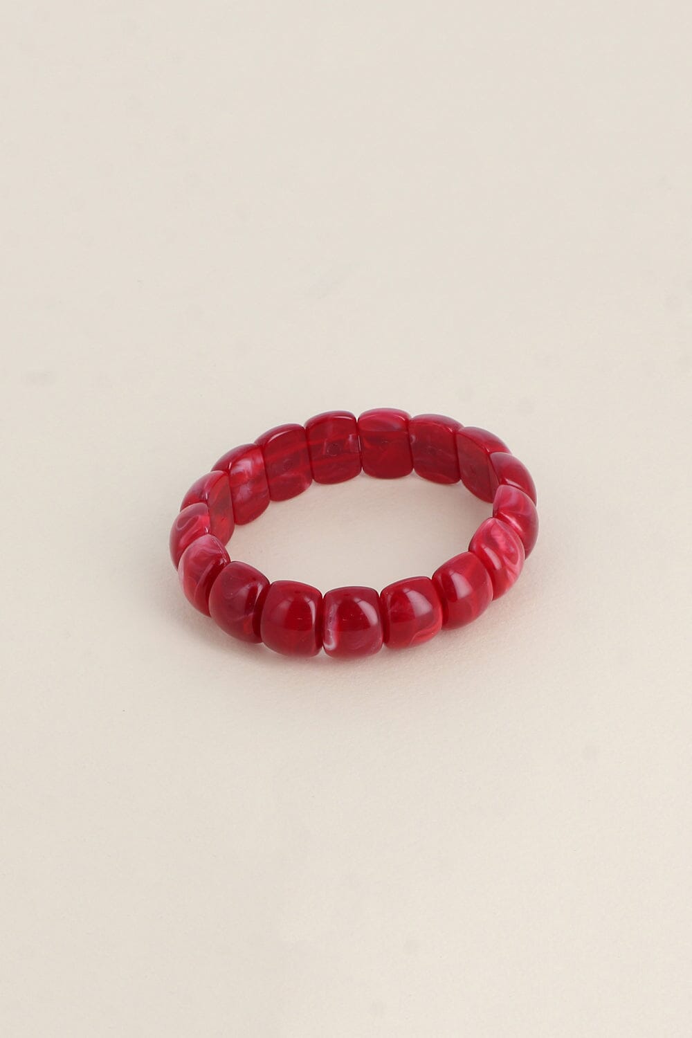 Bracelets Bohm Paris - Olivia Bracelets sur fil Bohm Paris Rouge acétate 