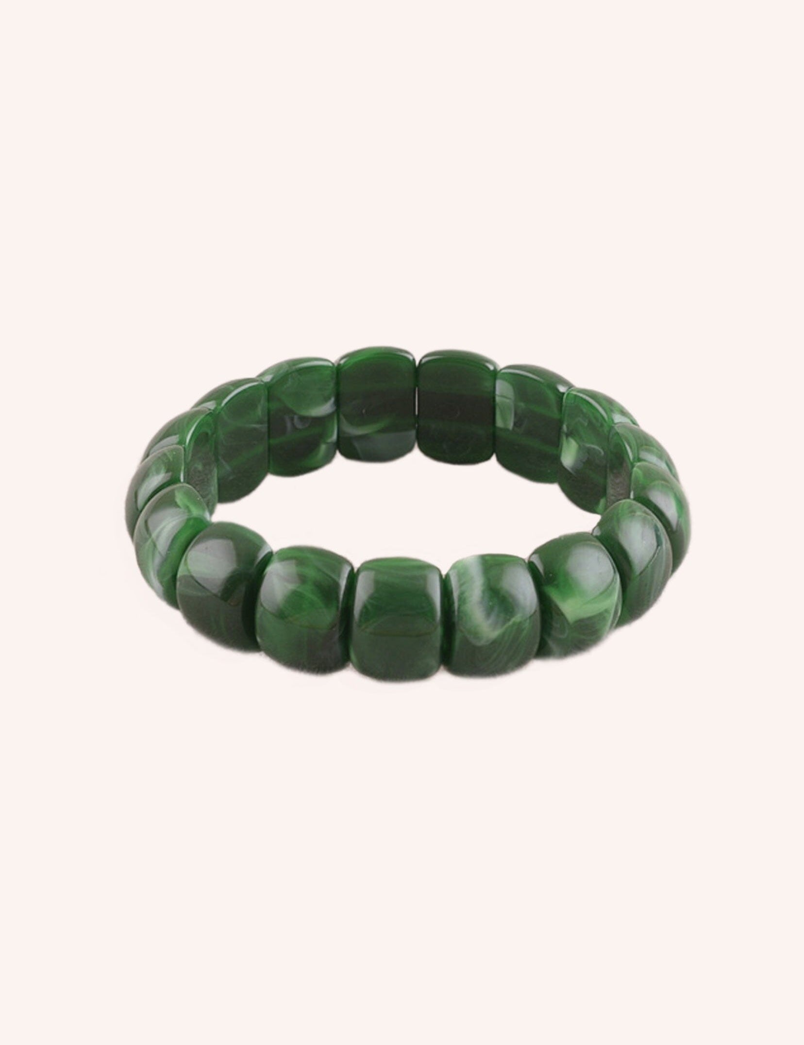 Bracelets Bohm Paris - Olivia Bracelets sur fil Bohm Paris Vert foncé acétate 