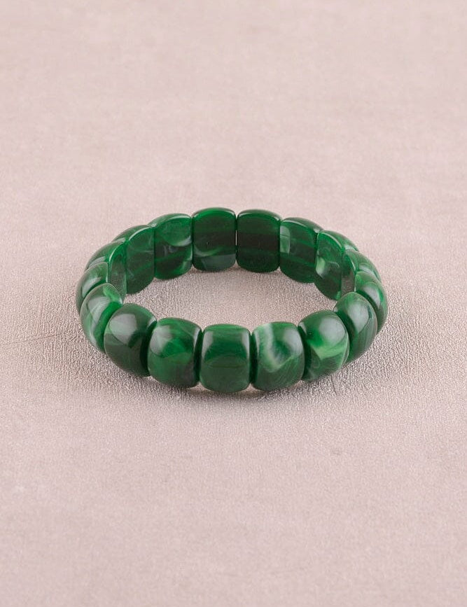 Bracelets Bohm Paris - Olivia Bracelets sur fil Bohm Paris Vert foncé acétate 
