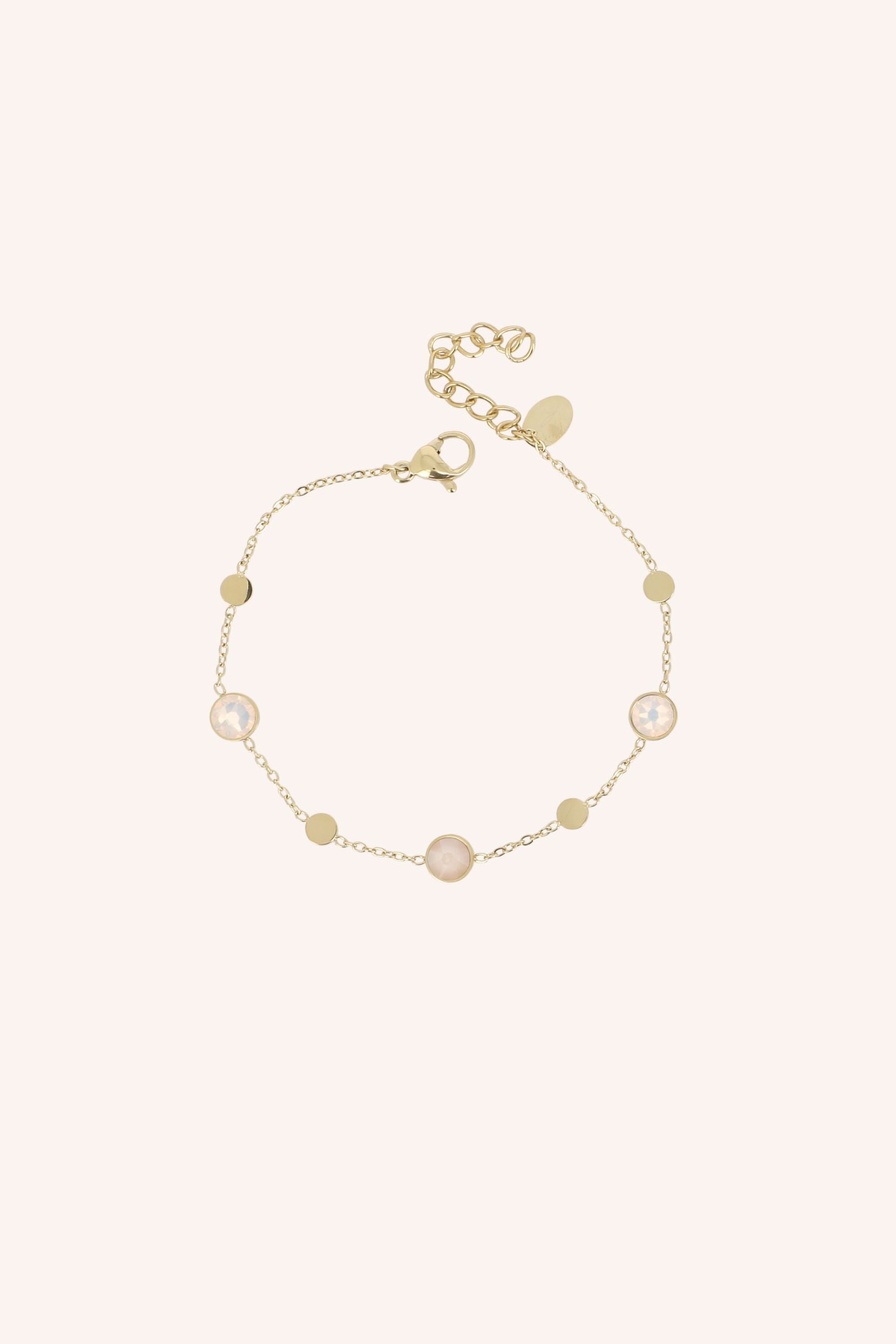 Bracelets Bohm Paris - Riley Bracelets sur fil Bohm Paris Blanc opal 