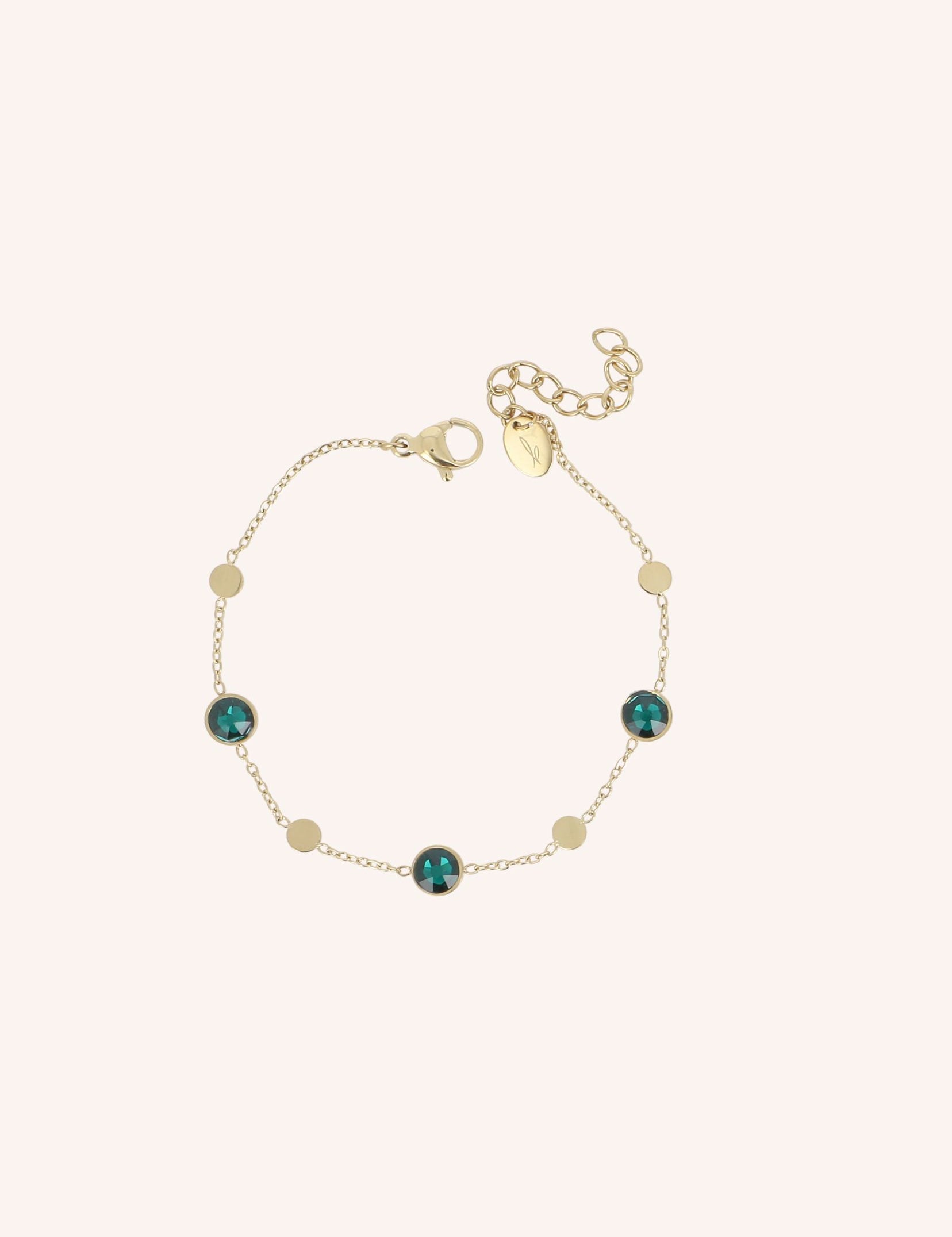 Bracelets Bohm Paris - Riley Bracelets sur fil Bohm Paris Émeraude 