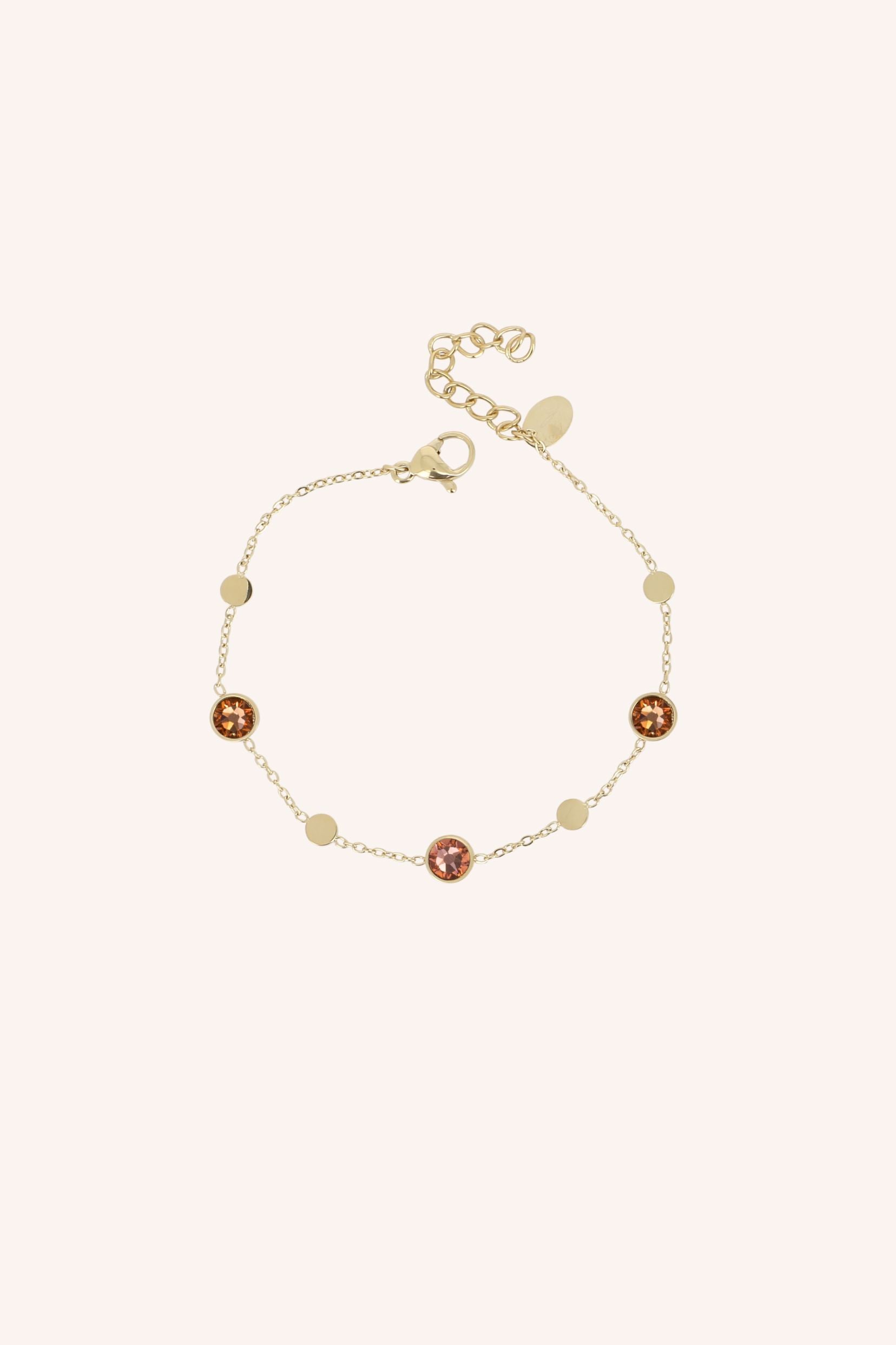 Bracelets Bohm Paris - Riley Bracelets sur fil Bohm Paris Marron foncé 