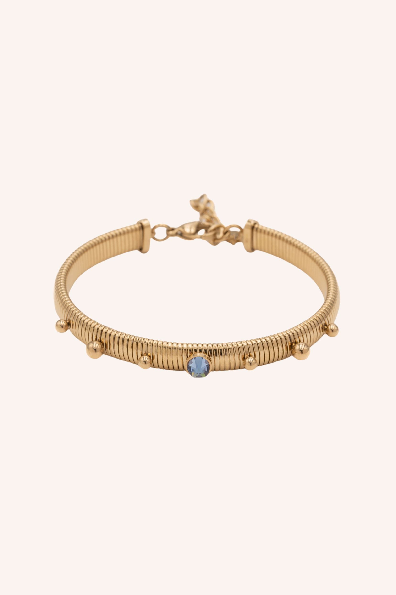 Bracelets Bohm Paris - Tahlia Bracelets sur fil Bohm Paris Bleu jean 