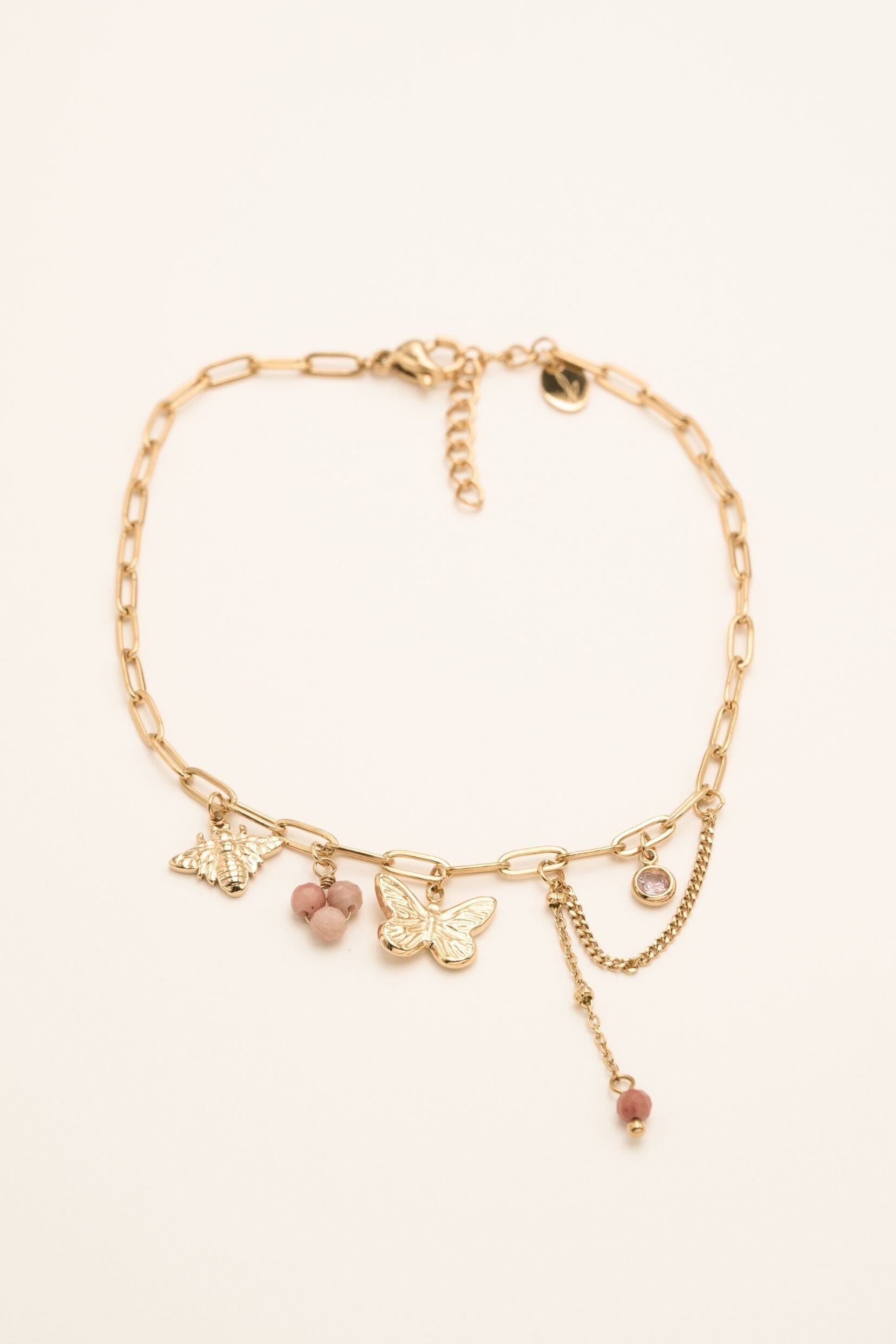 Chaine de Cheville Bohm Paris - Alicia Bohm Paris Rhodonite 