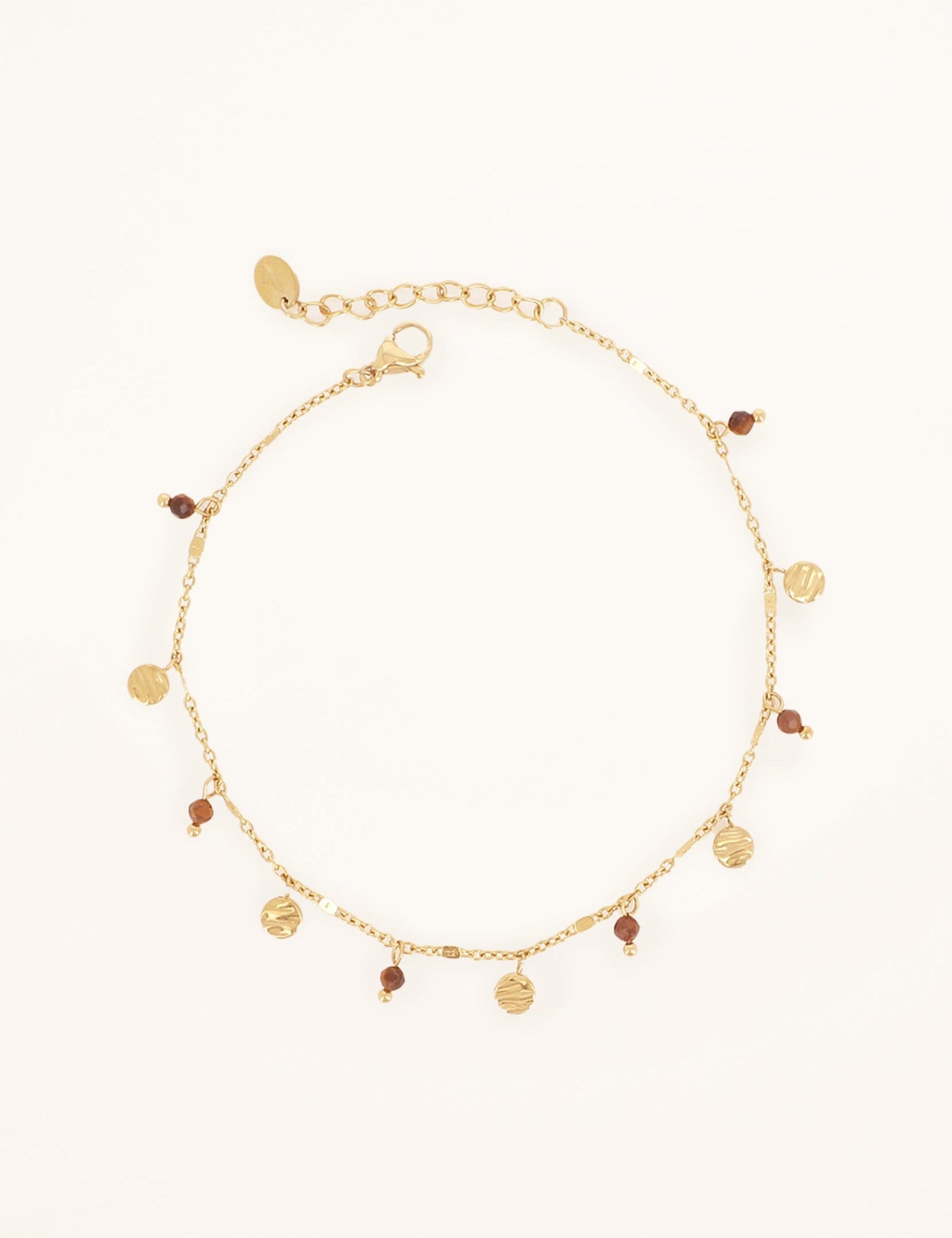 Chaine de cheville Bohm Paris - Thaly Bracelets de cheville Bohm Paris Oeil de tigre 