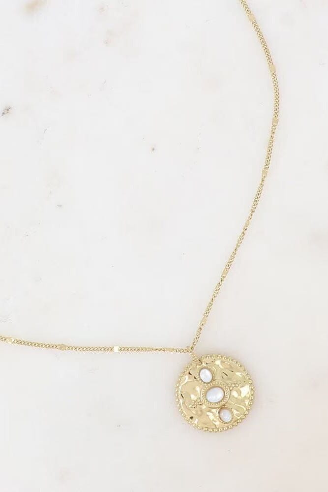 Collier Bohm Paris - Amel Collier Bohm Paris Nacre blanche 