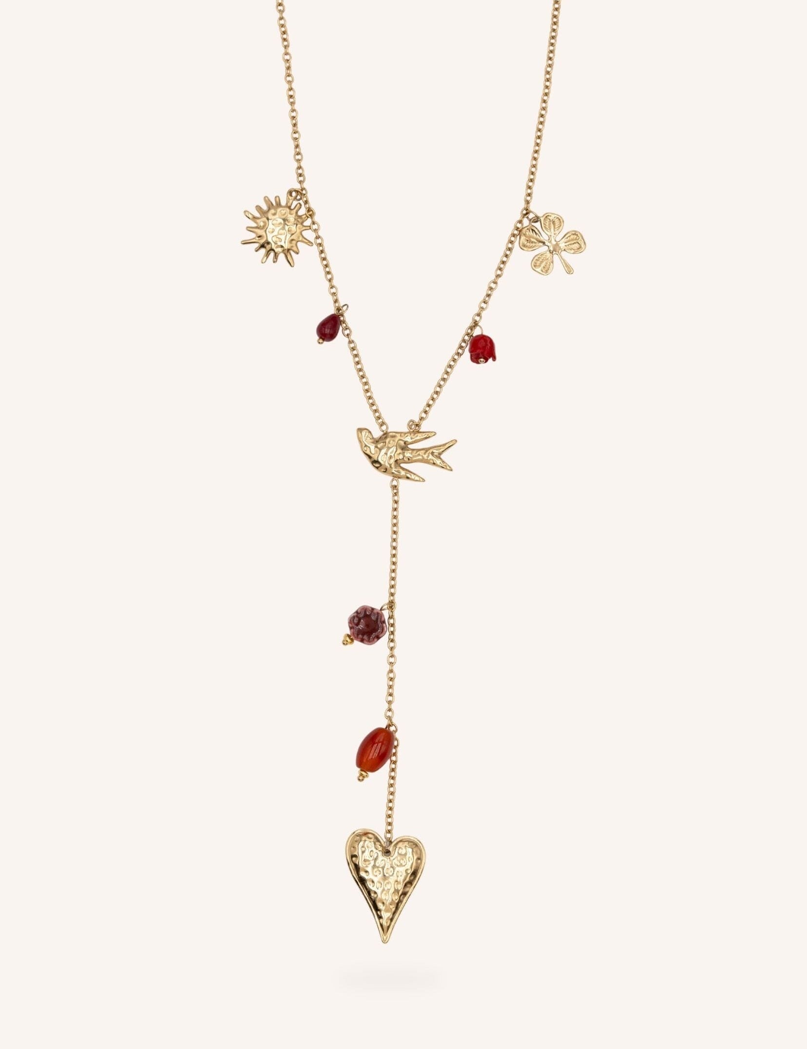 Collier Bohm Paris - Amoria Collier en Y Bohm Paris Doré 