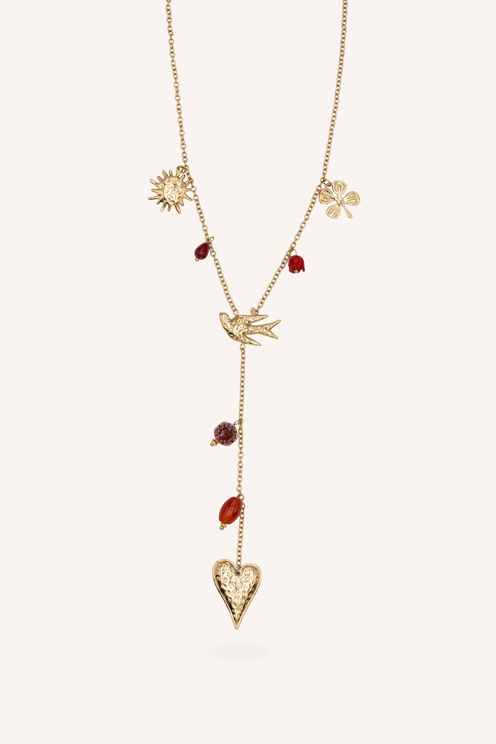 Collier Bohm Paris - Amoria Collier en Y Bohm Paris Doré 