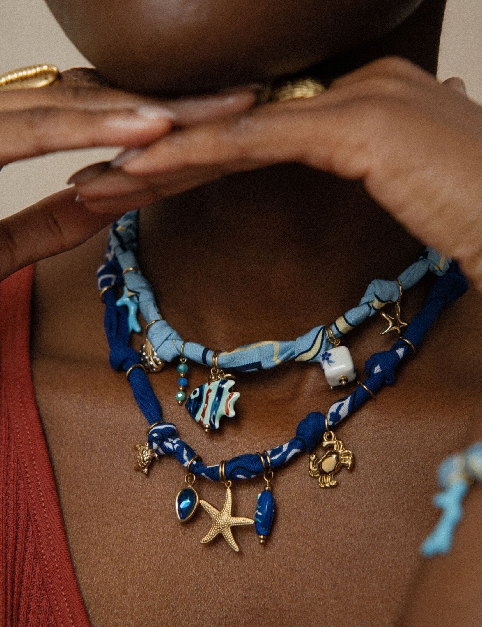 Collier Bohm Paris - Aqua Colliers Pendantifs Bohm Paris 