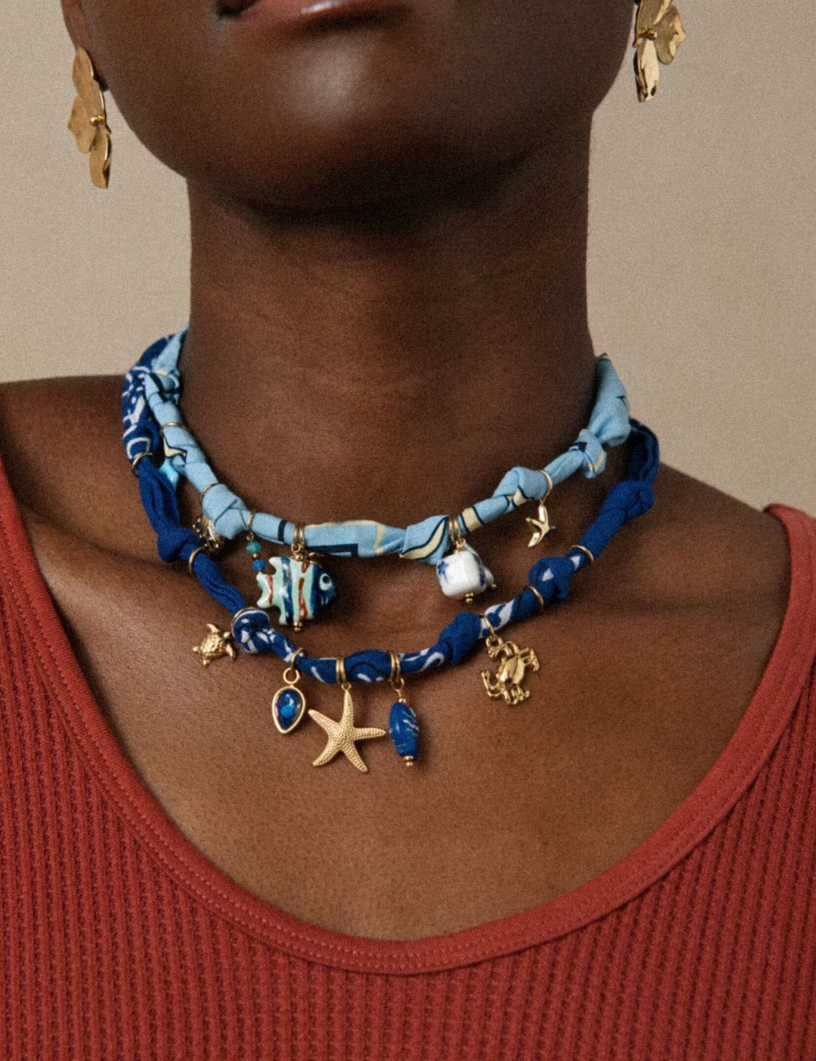 Collier Bohm Paris - Aqua Colliers Pendantifs Bohm Paris 