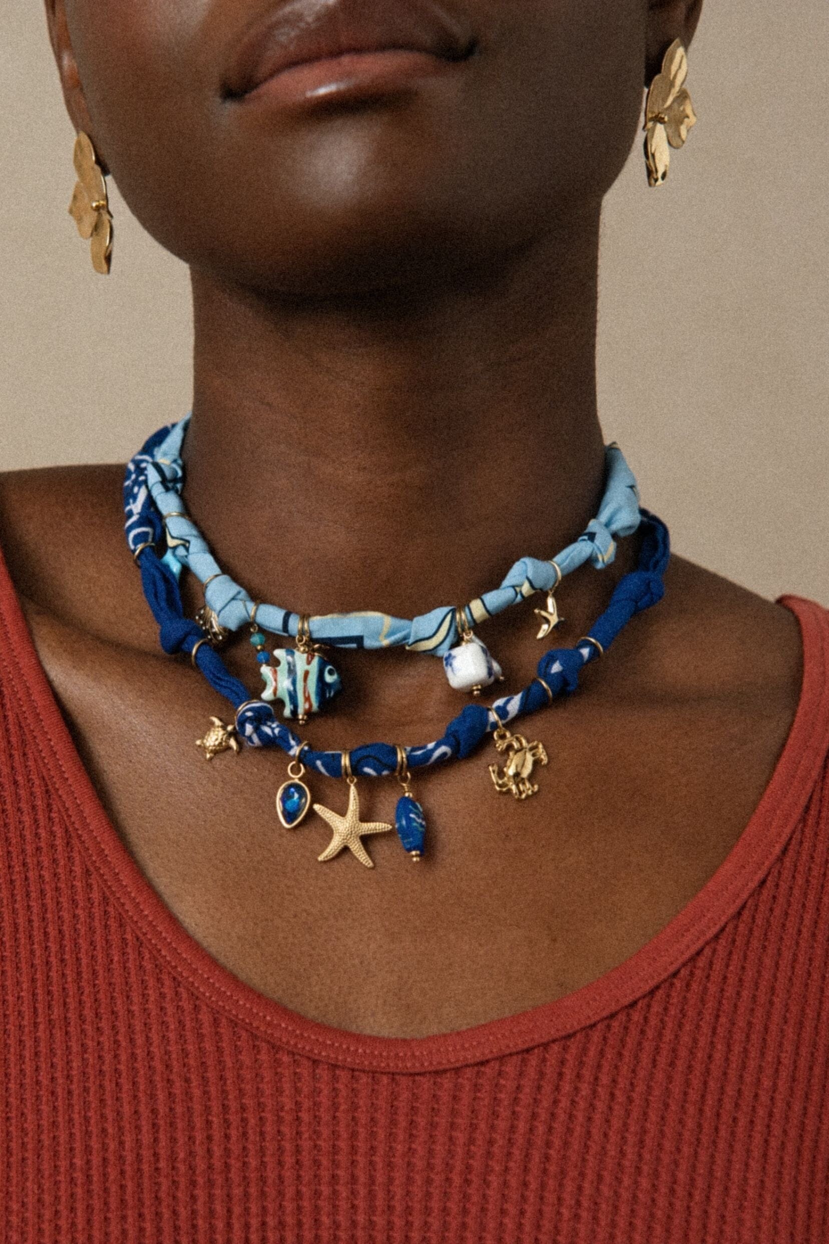 Collier Bohm Paris - Aqua Colliers Pendantifs Bohm Paris 