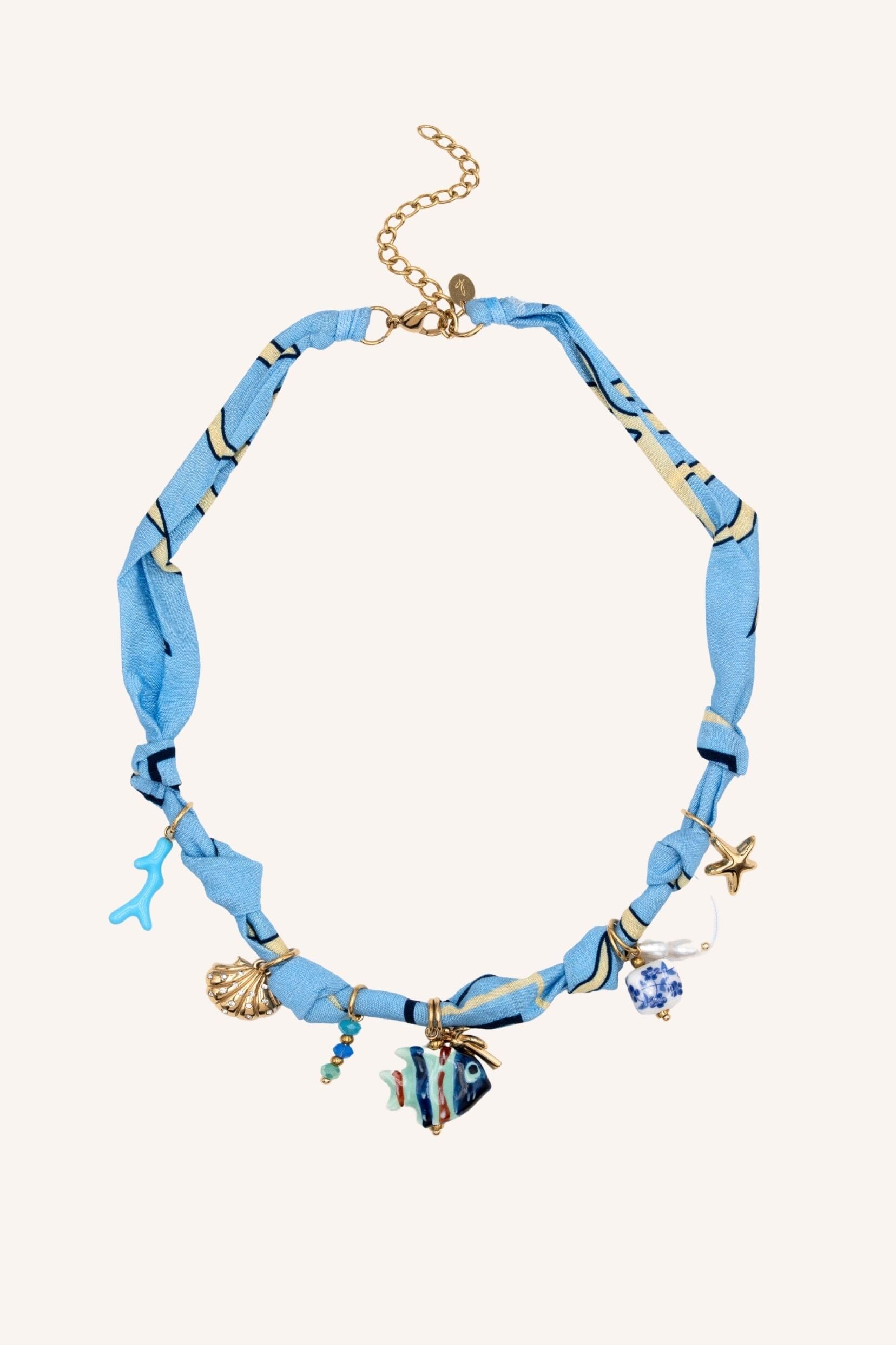 Collier Bohm Paris - Aqua Colliers Pendantifs Bohm Paris Bleu 