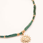 Collier Bohm Paris - Aquarela Colliers Tissus Bohm Paris Vert 