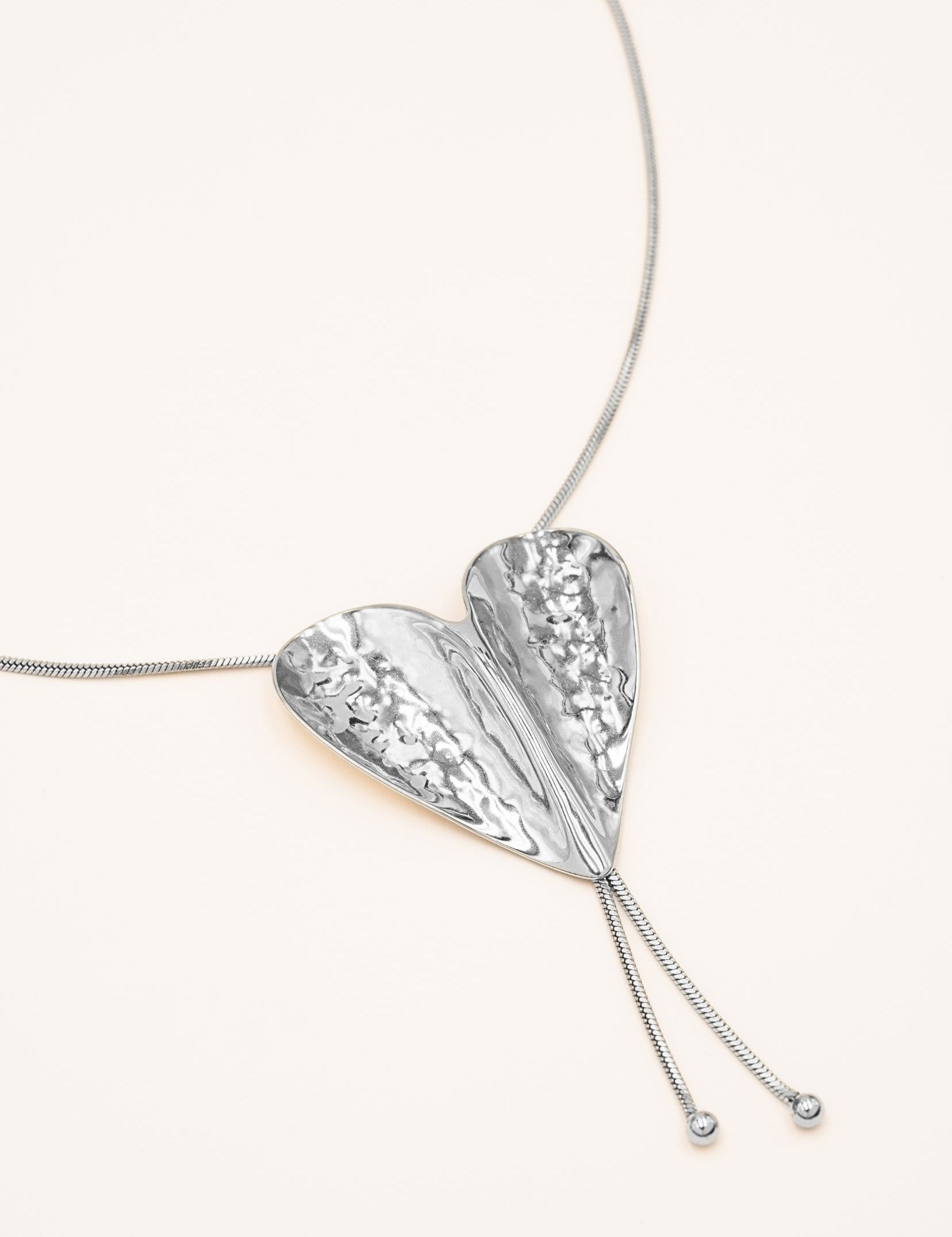 Collier Bohm Paris - Arriba Collier type cravate Bohm Paris Argenté 