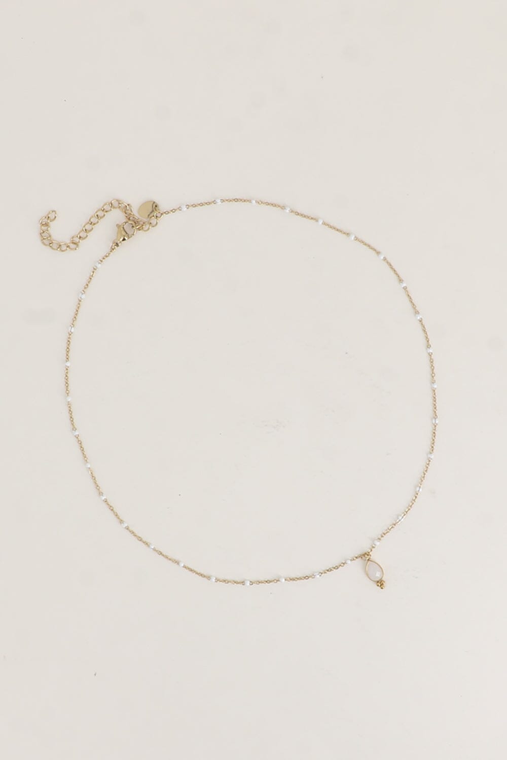 Collier Bohm Paris - Aveny Collier en chaine simple Bohm Paris Agate blanche 