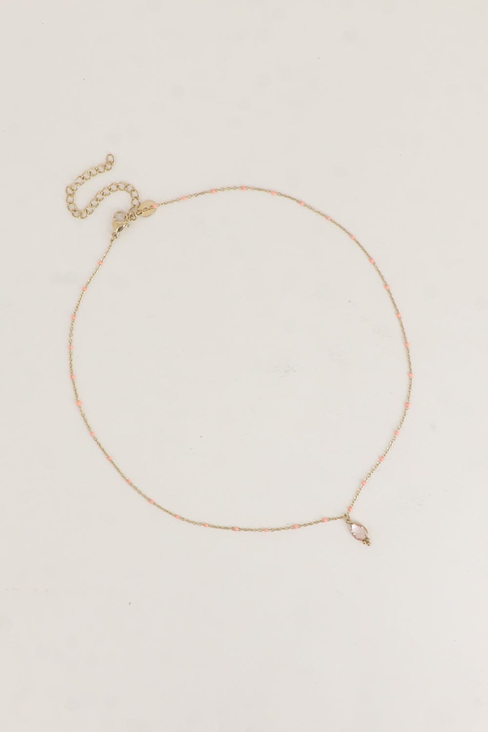 Collier Bohm Paris - Aveny Collier en chaine simple Bohm Paris Agate rose 