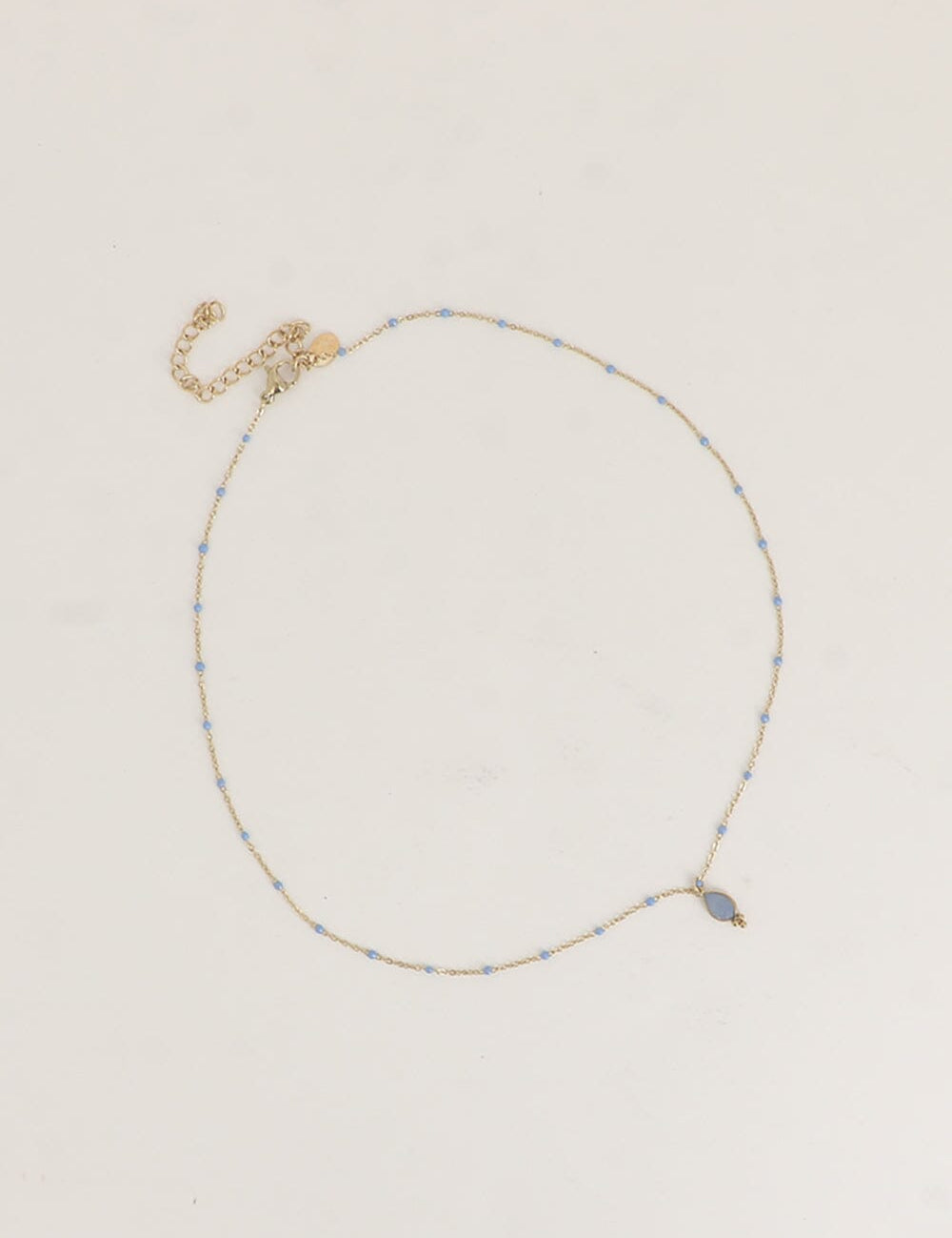 Collier Bohm Paris - Aveny Collier en chaine simple Bohm Paris Aventurine bleue 