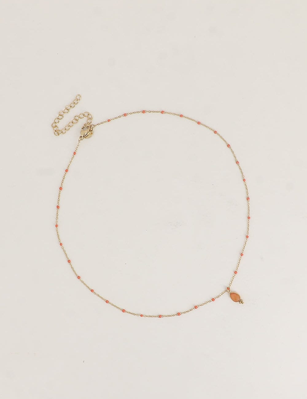 Collier Bohm Paris - Aveny Collier en chaine simple Bohm Paris Aventurine rouge 