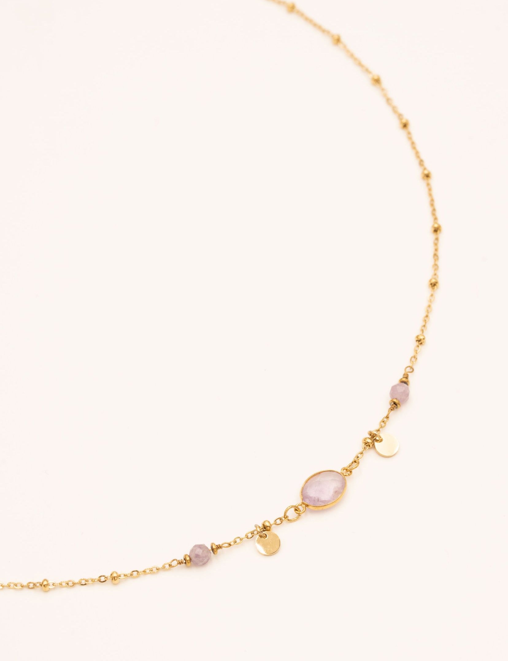 Collier Bohm Paris - Azalée Colliers Pendentifs Bohm Paris Amethyste 