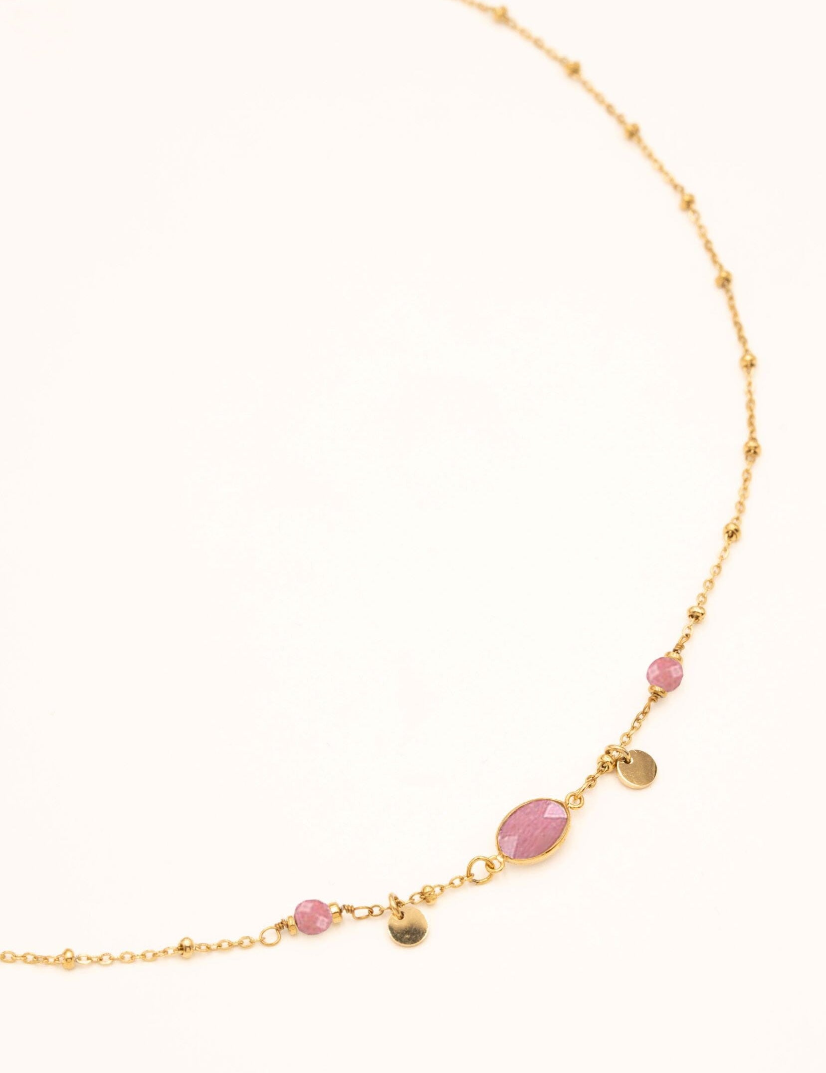 Collier Bohm Paris - Azalée Colliers Pendentifs Bohm Paris Rhodonite 