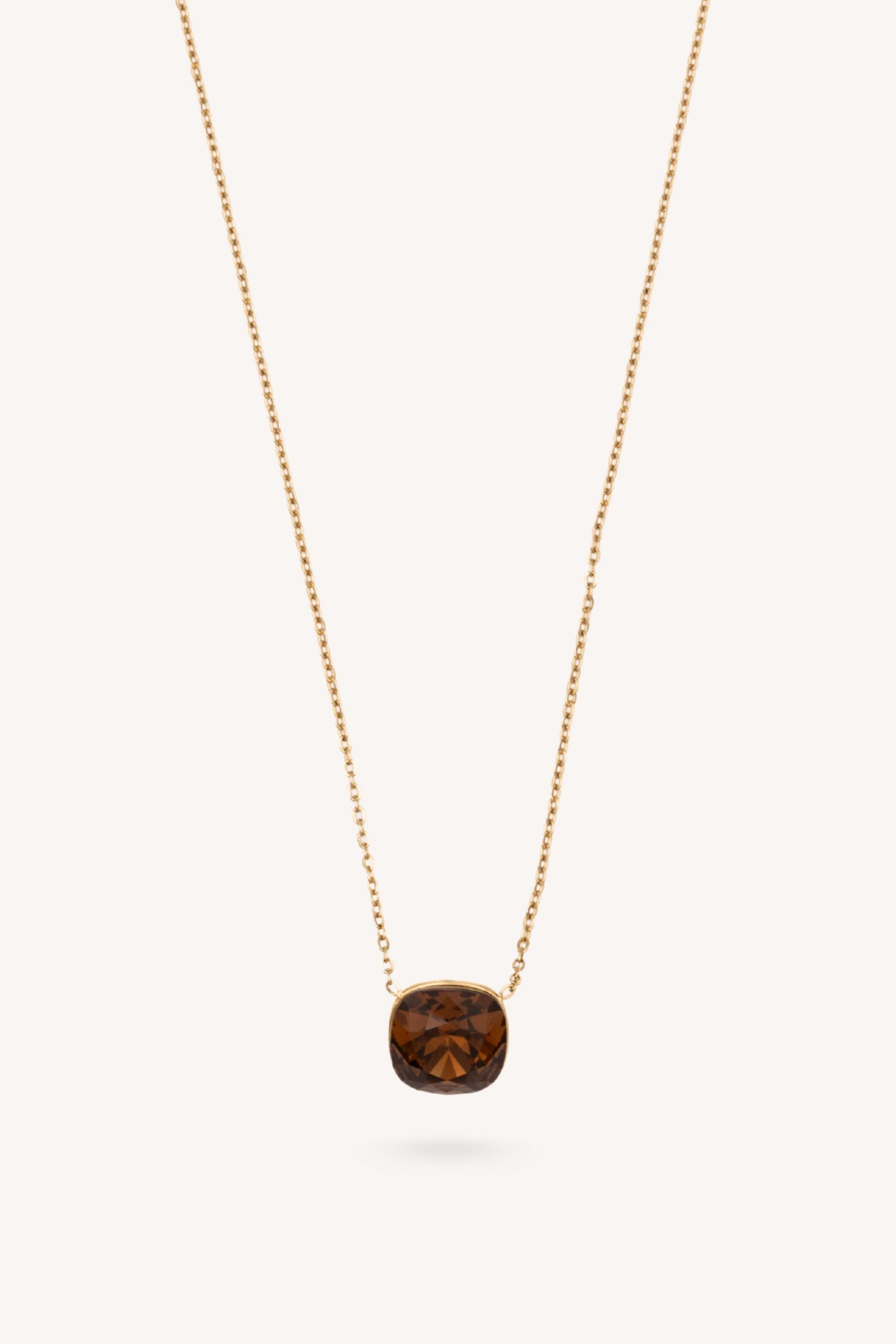 Collier Bohm Paris - Béa Colliers Pendentifs Bohm Paris Marron foncé 
