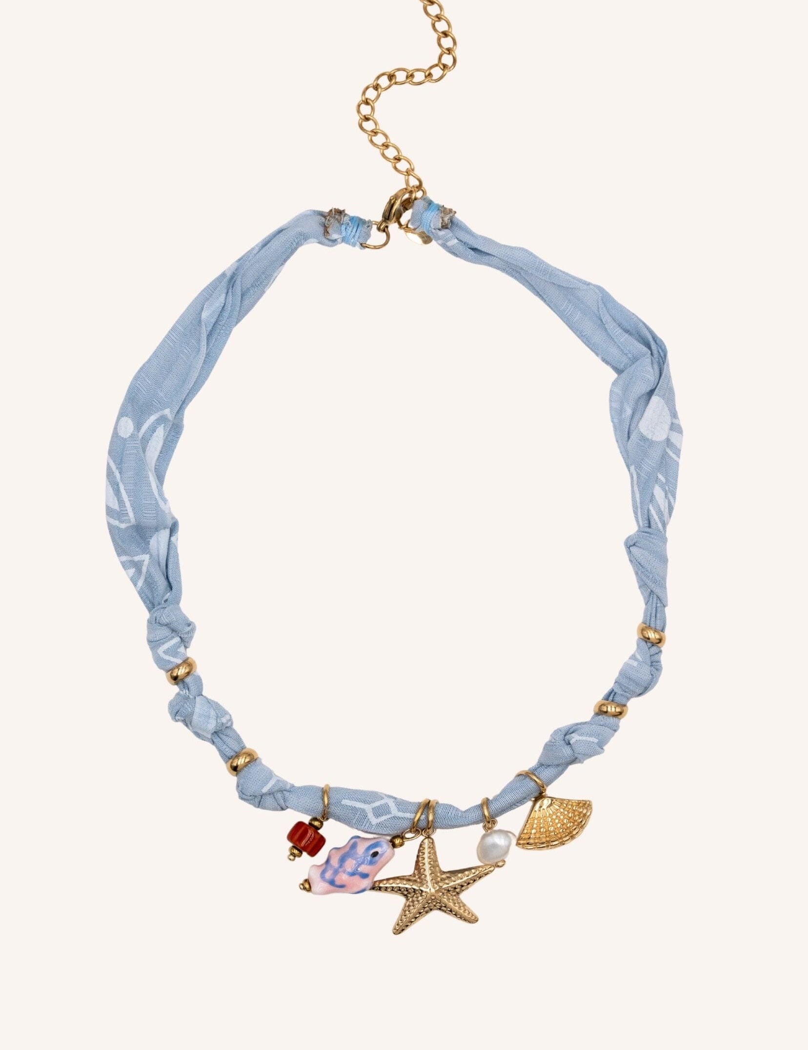 Collier Bohm Paris - Blue Colliers Pendantifs Bohm Paris Bleu rose 