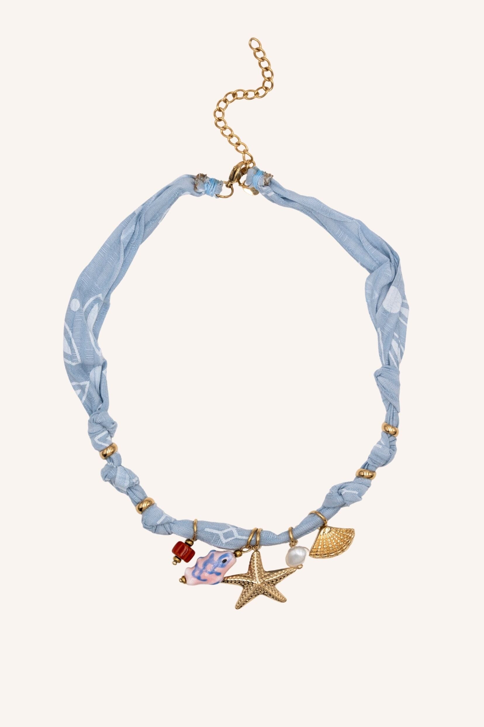 Collier Bohm Paris - Blue Colliers Pendantifs Bohm Paris Bleu rose 
