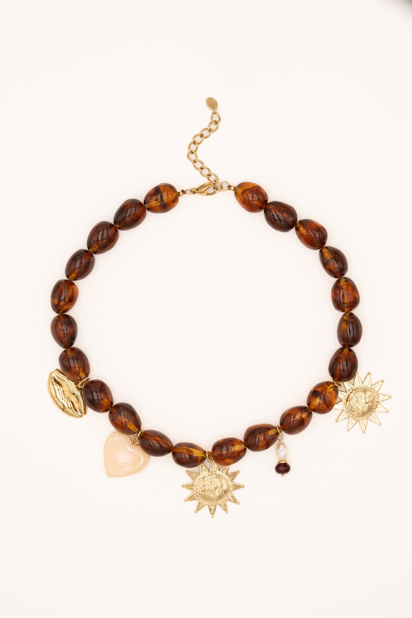 Collier Bohm Paris - Café Crème Collier Pendantifs Bohm Paris 