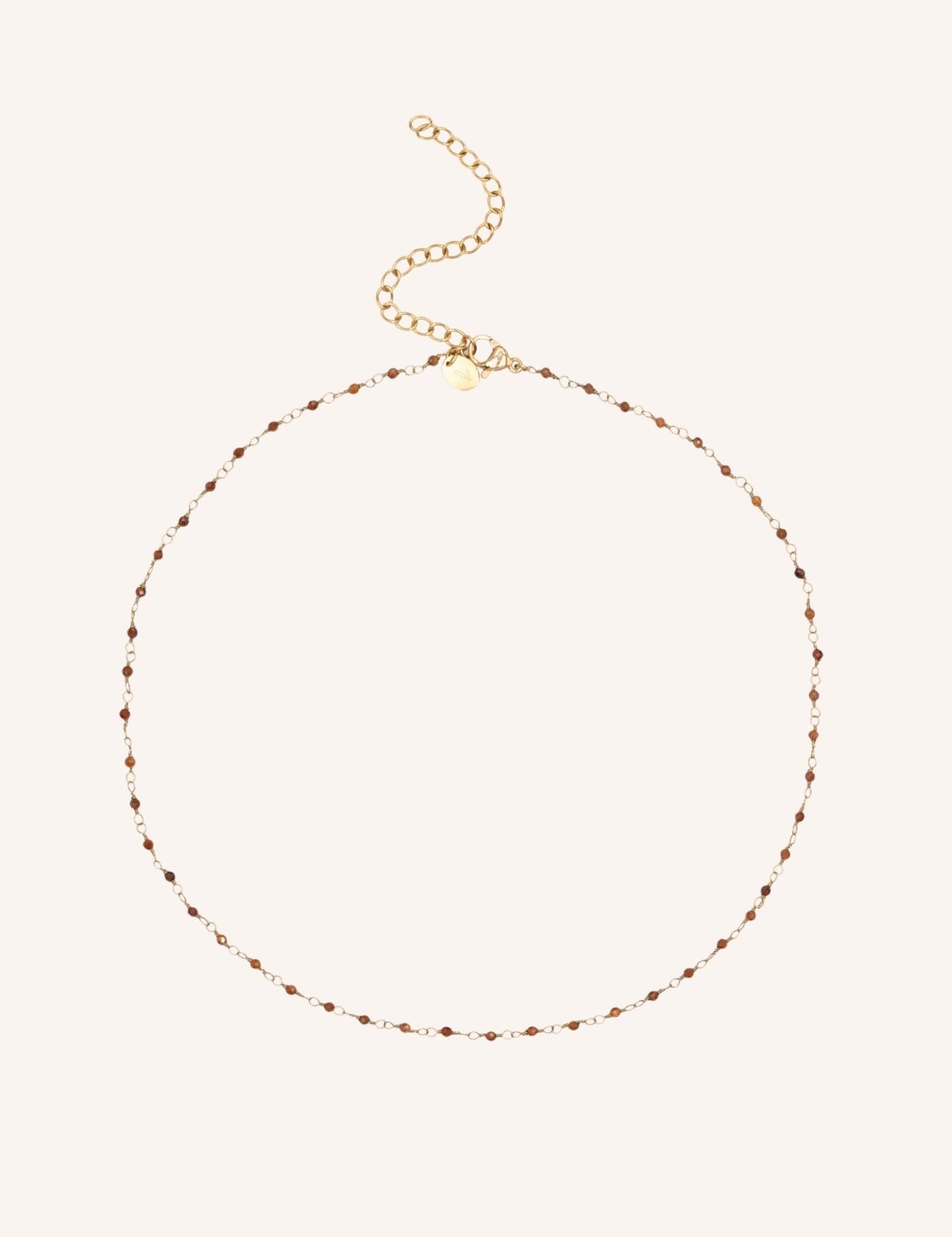 Collier Bohm Paris - Calyane Collier en chaine simple Bohm Paris Agate marron 