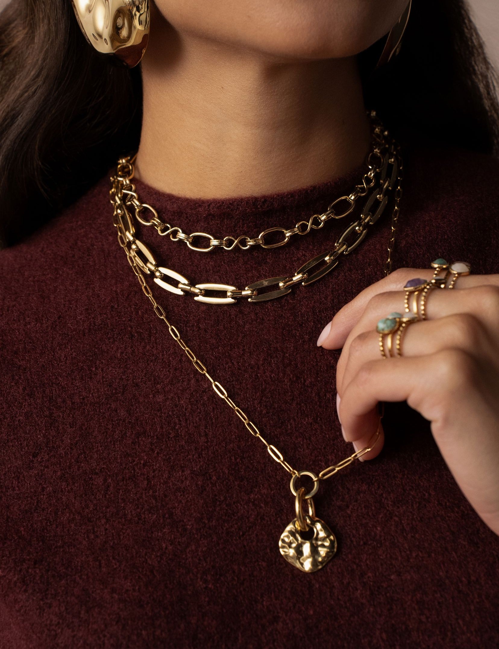 Collier Bohm Paris - Ceylana Collier en mailles Bohm Paris 