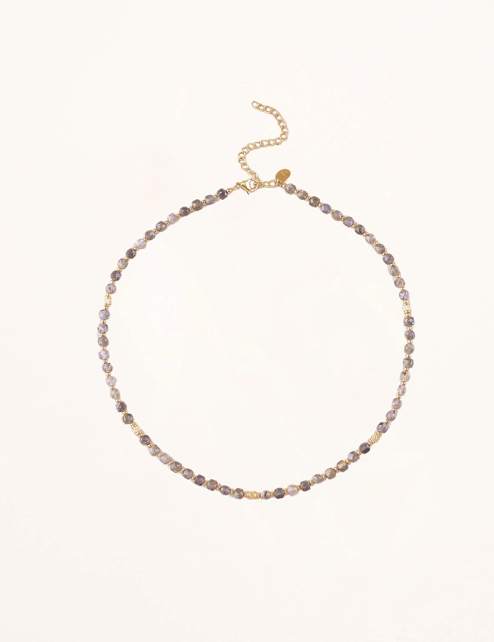 Collier Bohm Paris - Clémence Colliers Bohm Paris Agate bleue foncée 