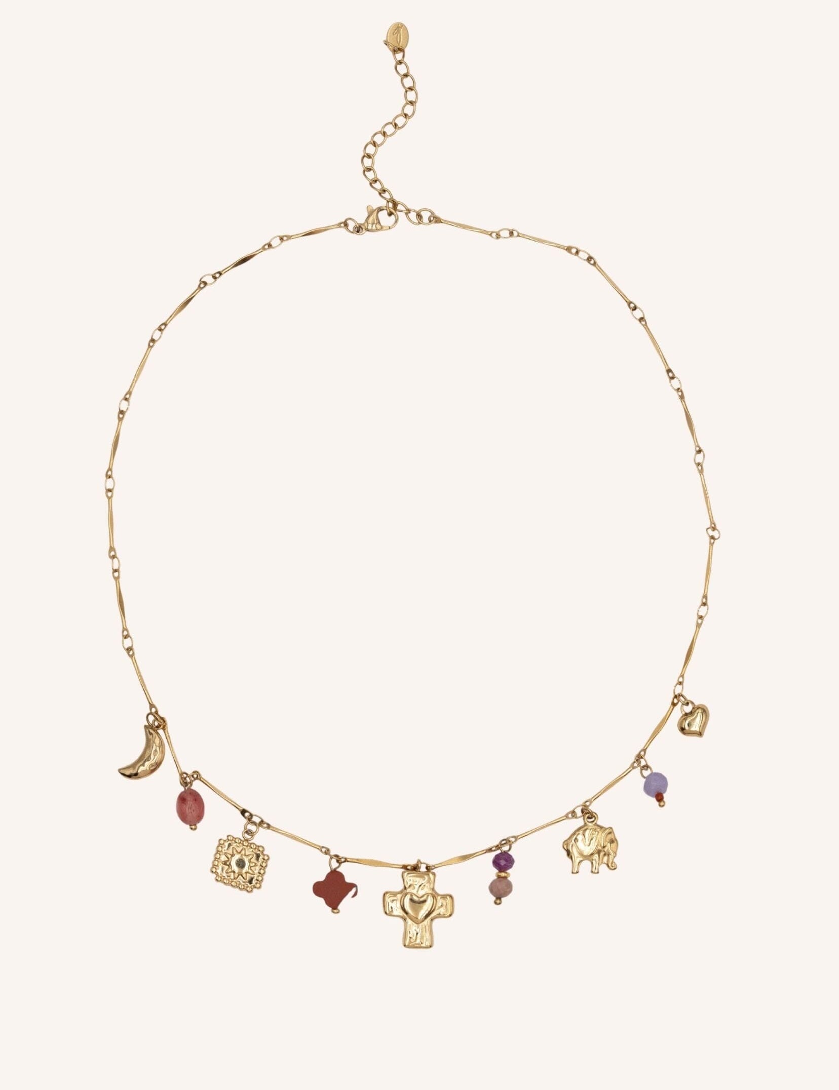 Collier Bohm Paris - Dolce Collier en chaine simple Bohm Paris Mauve 