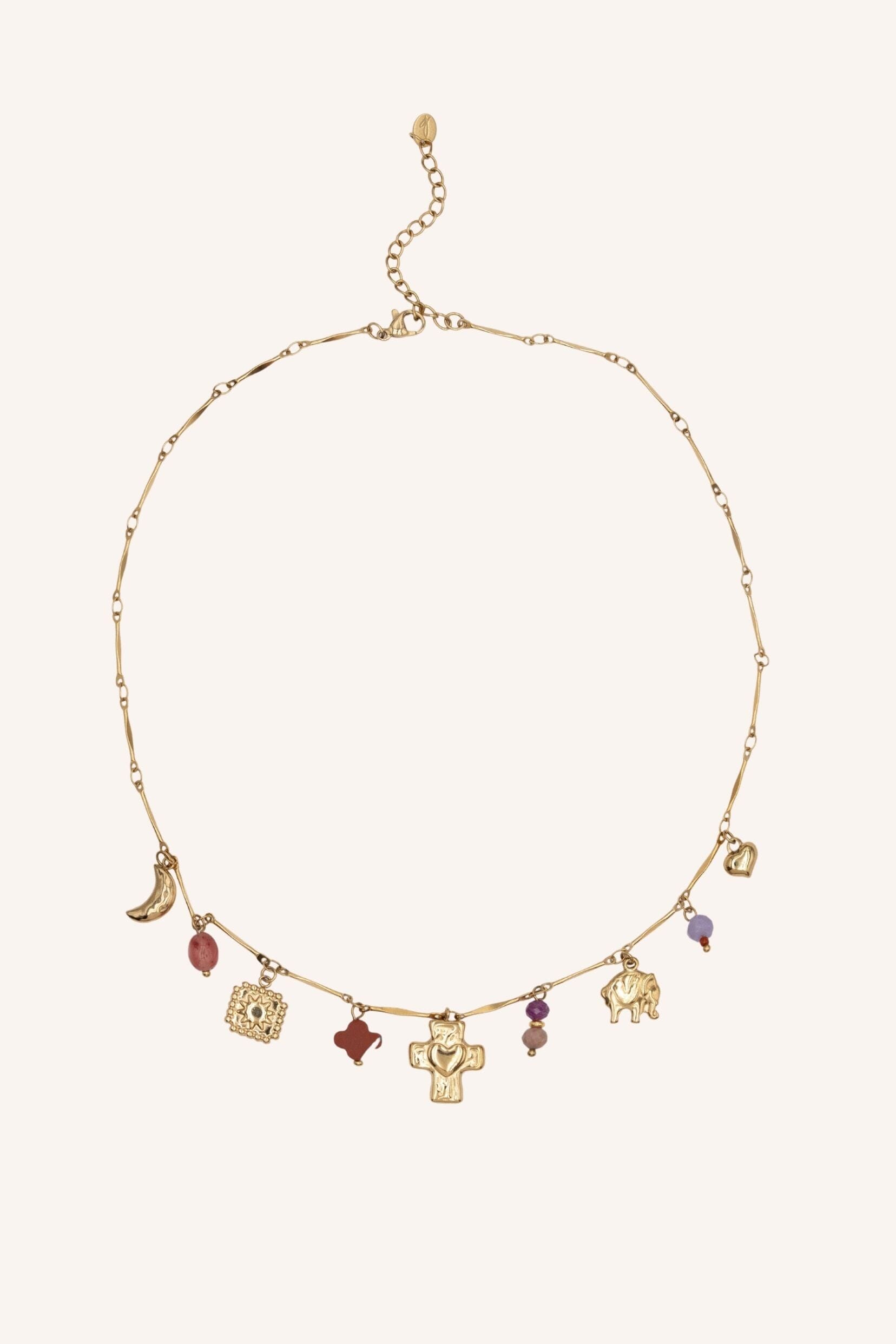 Collier Bohm Paris - Dolce Collier en chaine simple Bohm Paris Mauve 