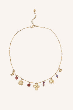 Collier Bohm Paris - Dolce Collier en chaine simple Bohm Paris Mauve 