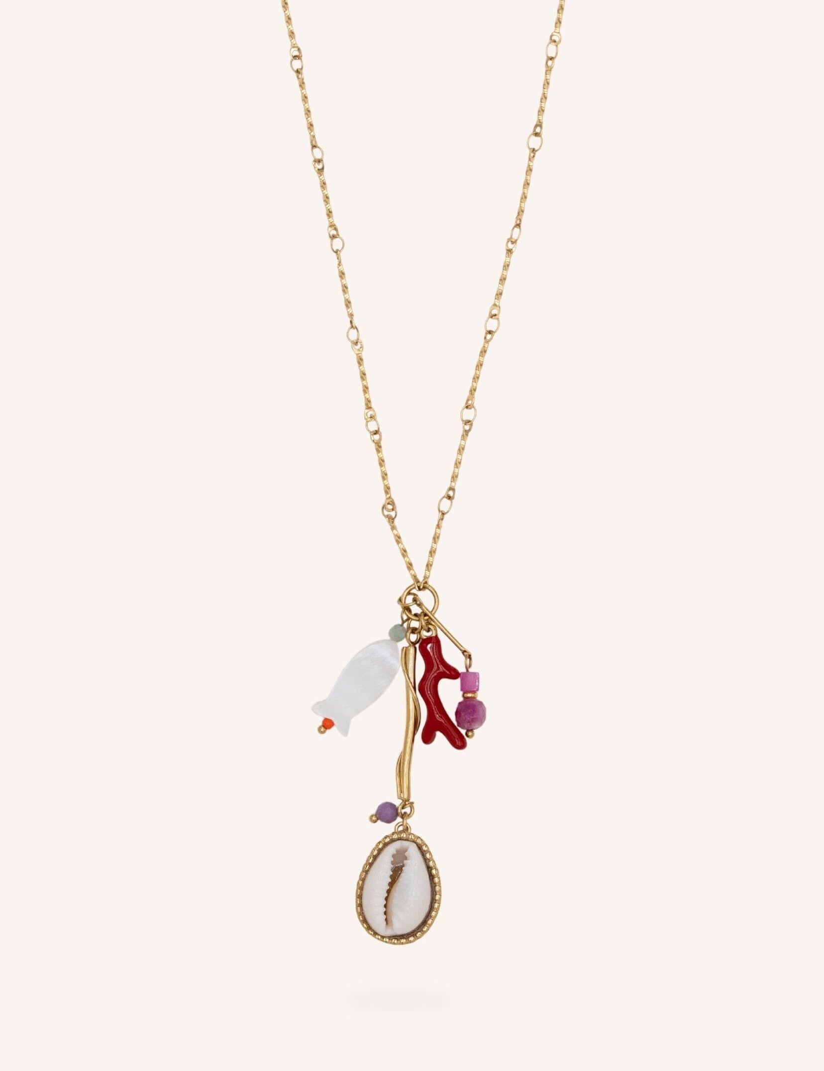 Collier Bohm Paris - Dunéa Collier en Y Bohm Paris Doré 