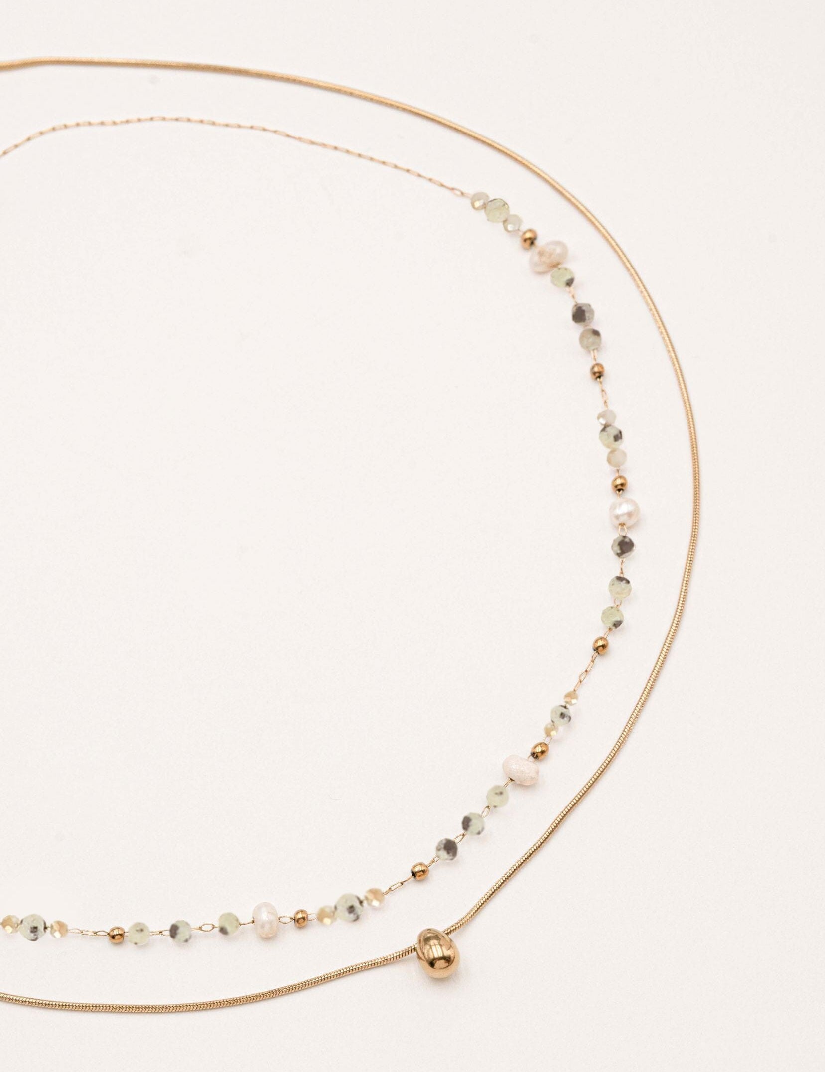 Collier Bohm Paris - Edwina Colliers Bohm Paris Jaspe dalmatien 