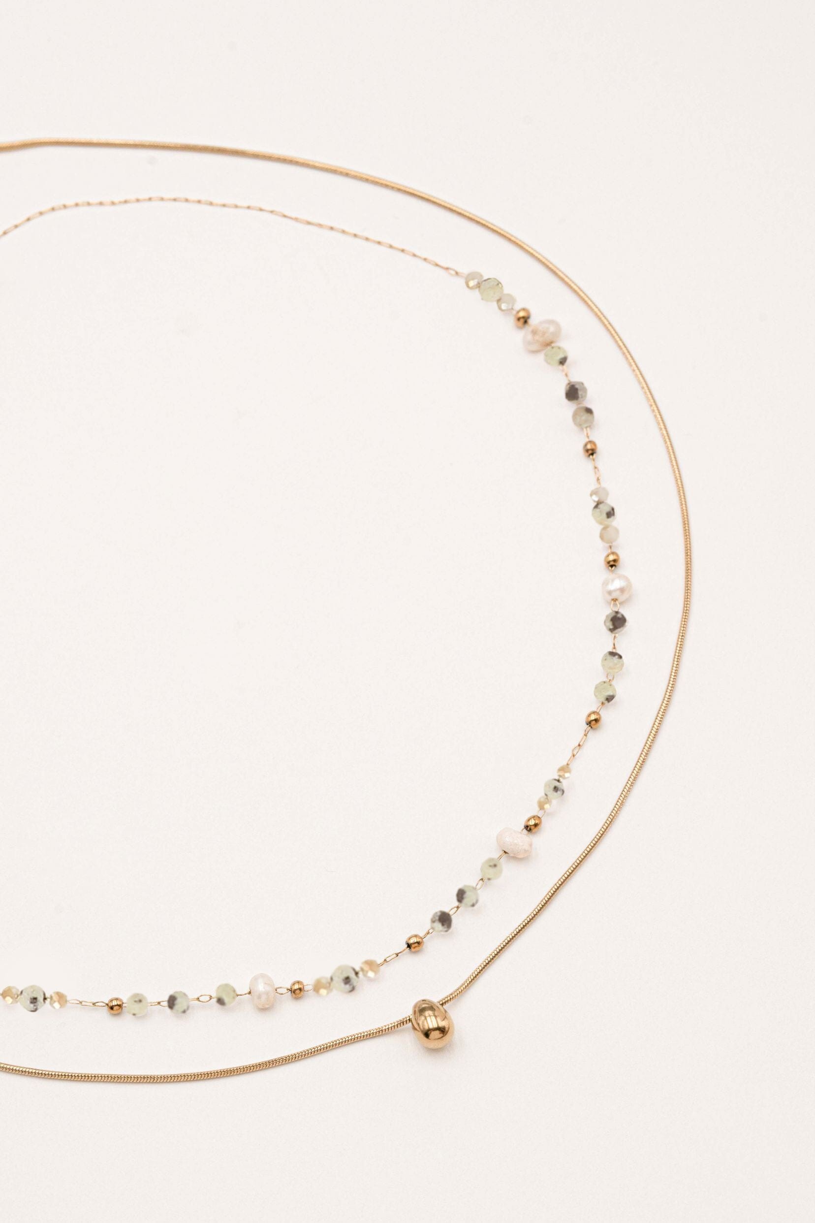 Collier Bohm Paris - Edwina Colliers Bohm Paris Jaspe dalmatien 