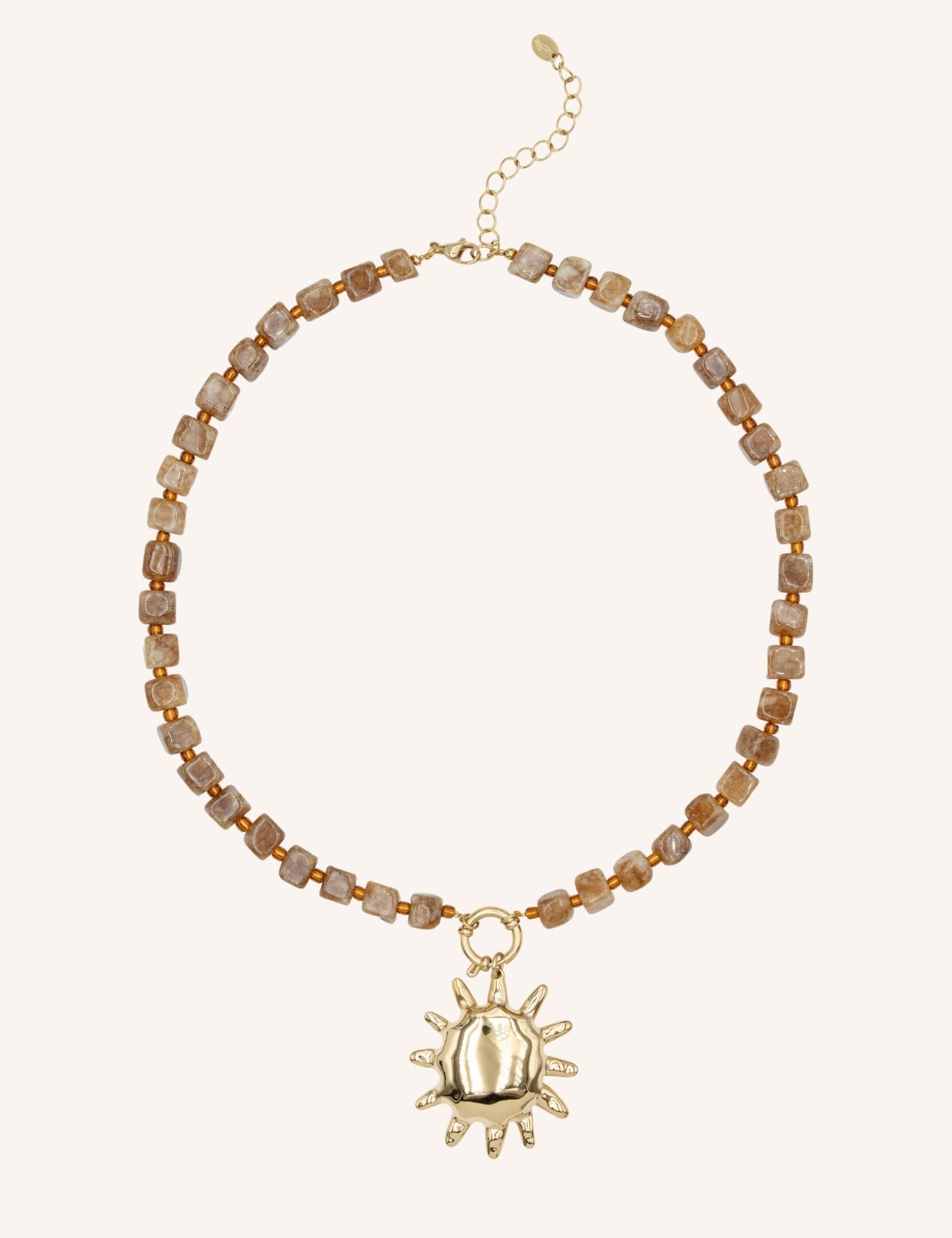 Collier Bohm Paris - Eléora Colliers Pendentifs Bohm Paris Agate Camel 
