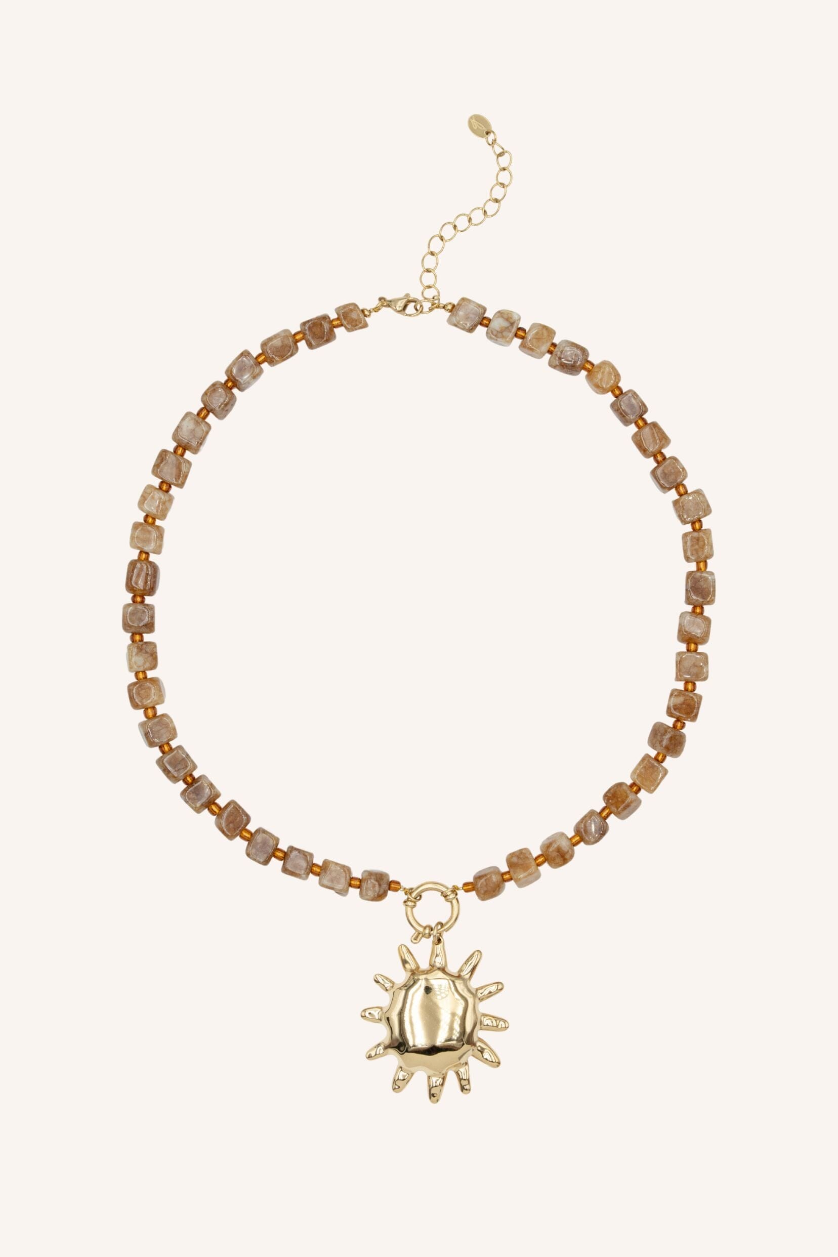 Collier Bohm Paris - Eléora Colliers Pendentifs Bohm Paris Agate Camel 
