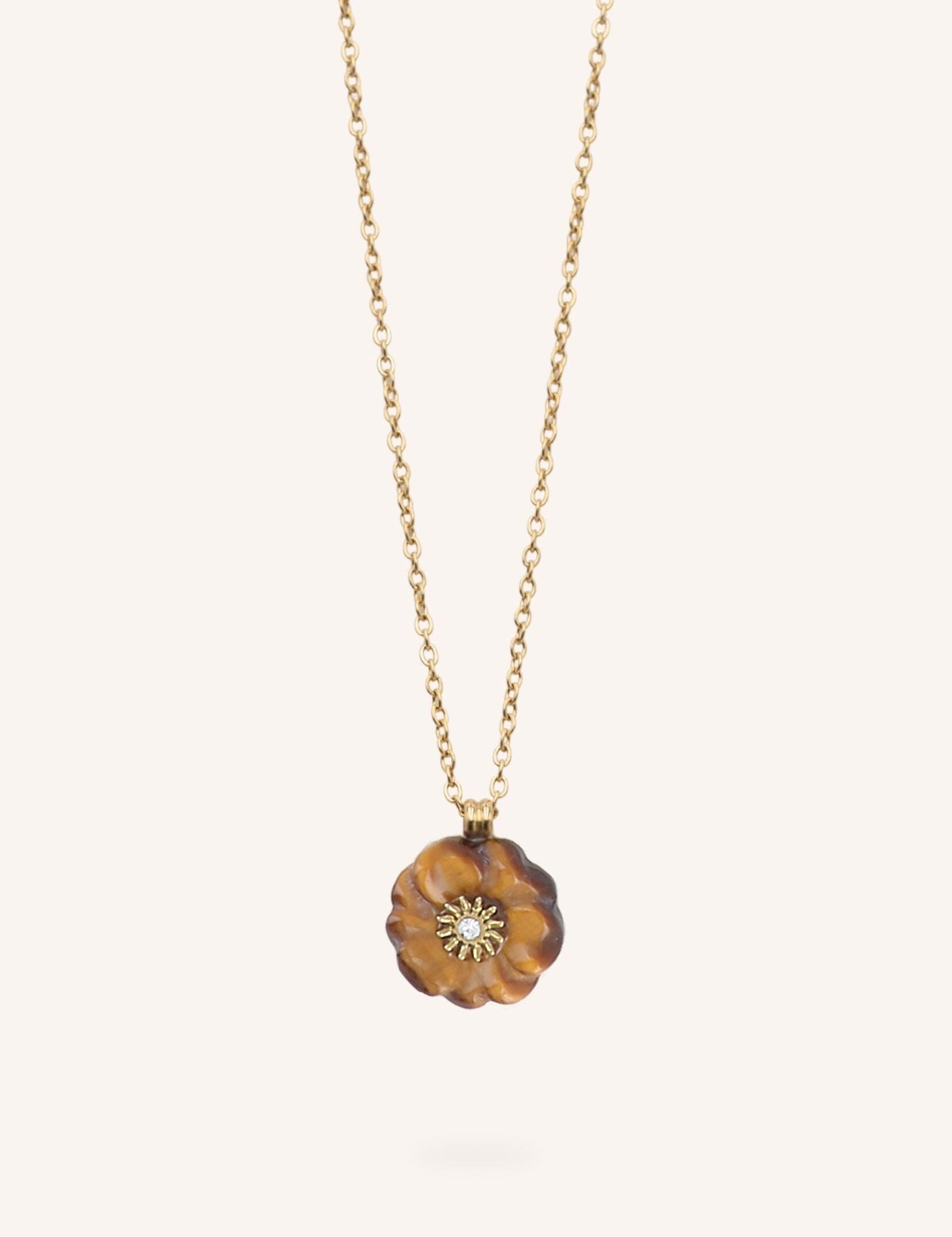 Collier Bohm Paris - Elyne Colliers Pendentifs Bohm Paris Oeil de tigre 