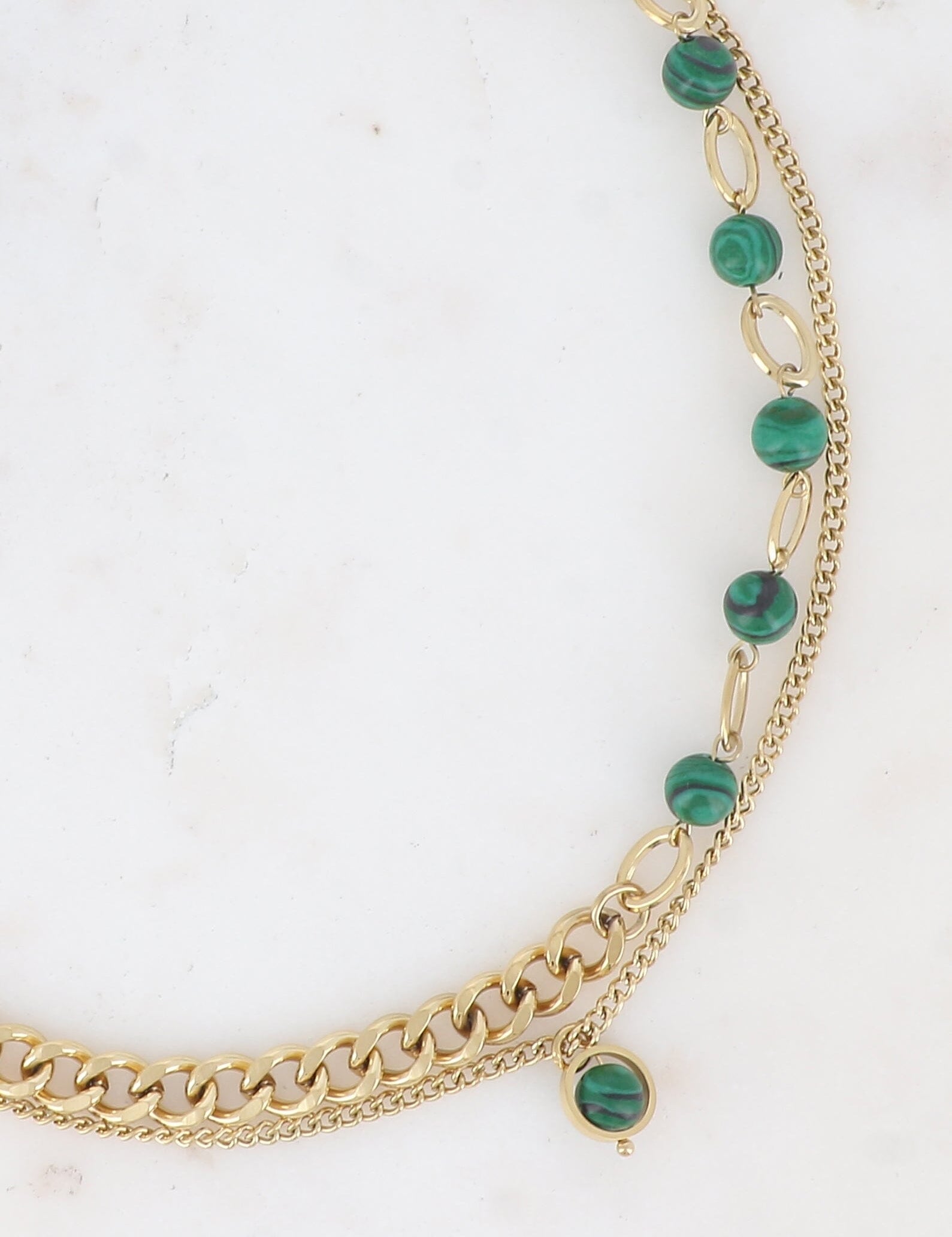 Collier Bohm Paris - Ezia Colliers Bohm Paris Malachite 