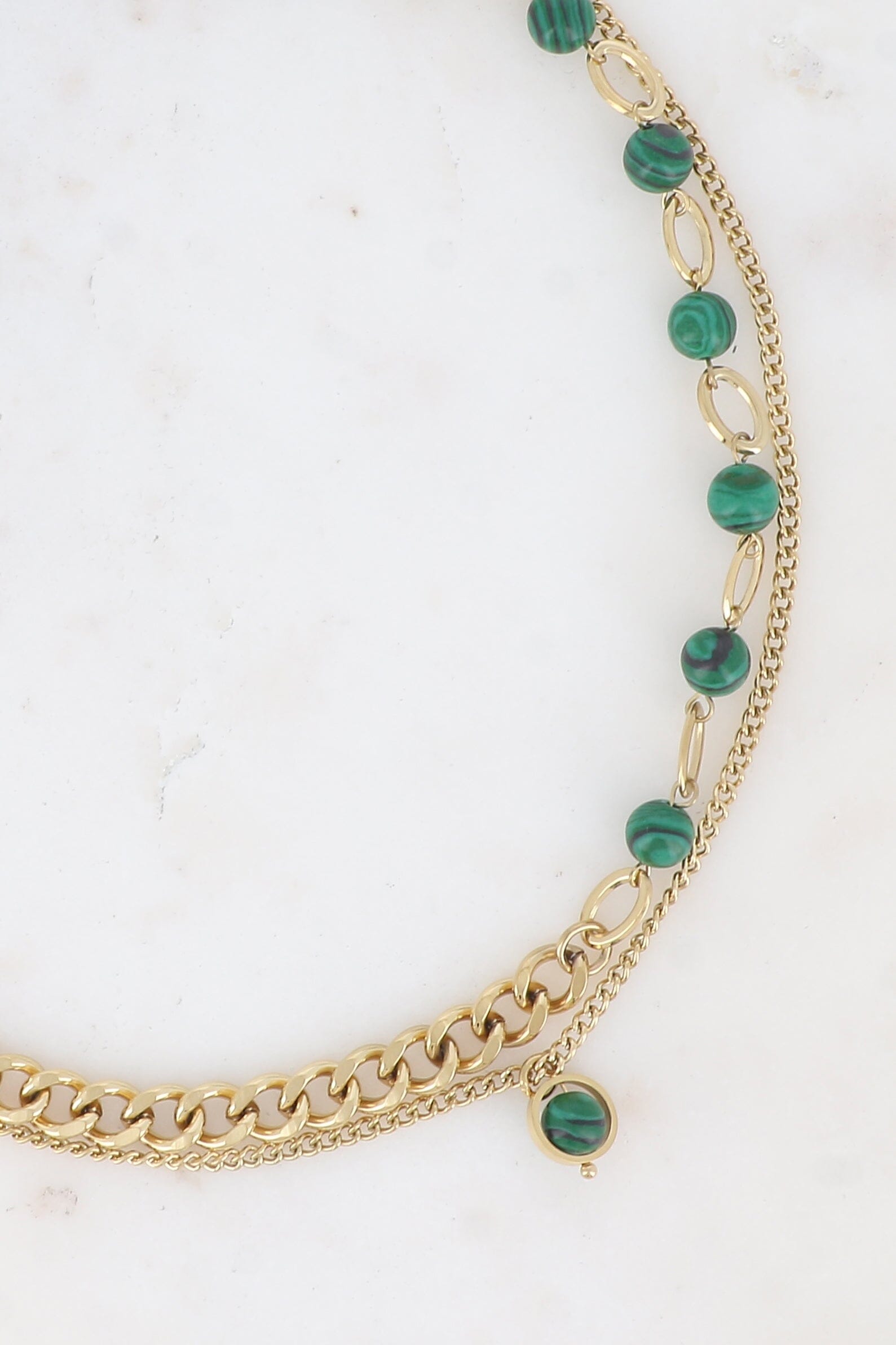 Collier Bohm Paris - Ezia Colliers Bohm Paris Malachite 