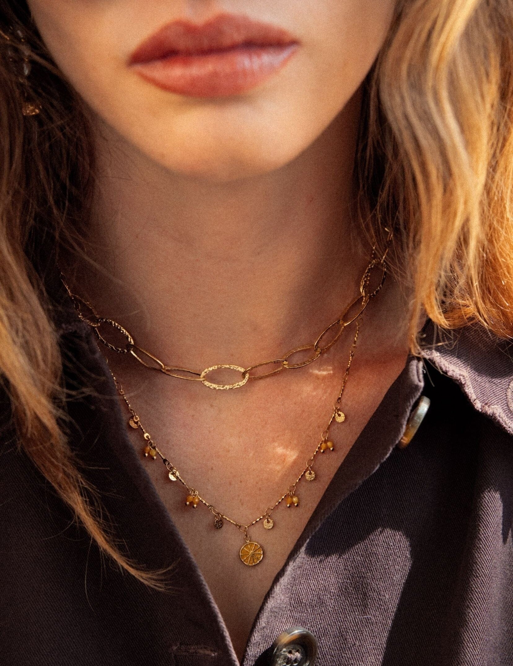 Collier Bohm Paris - Faustine 41 cm Collier en mailles Bohm Paris 