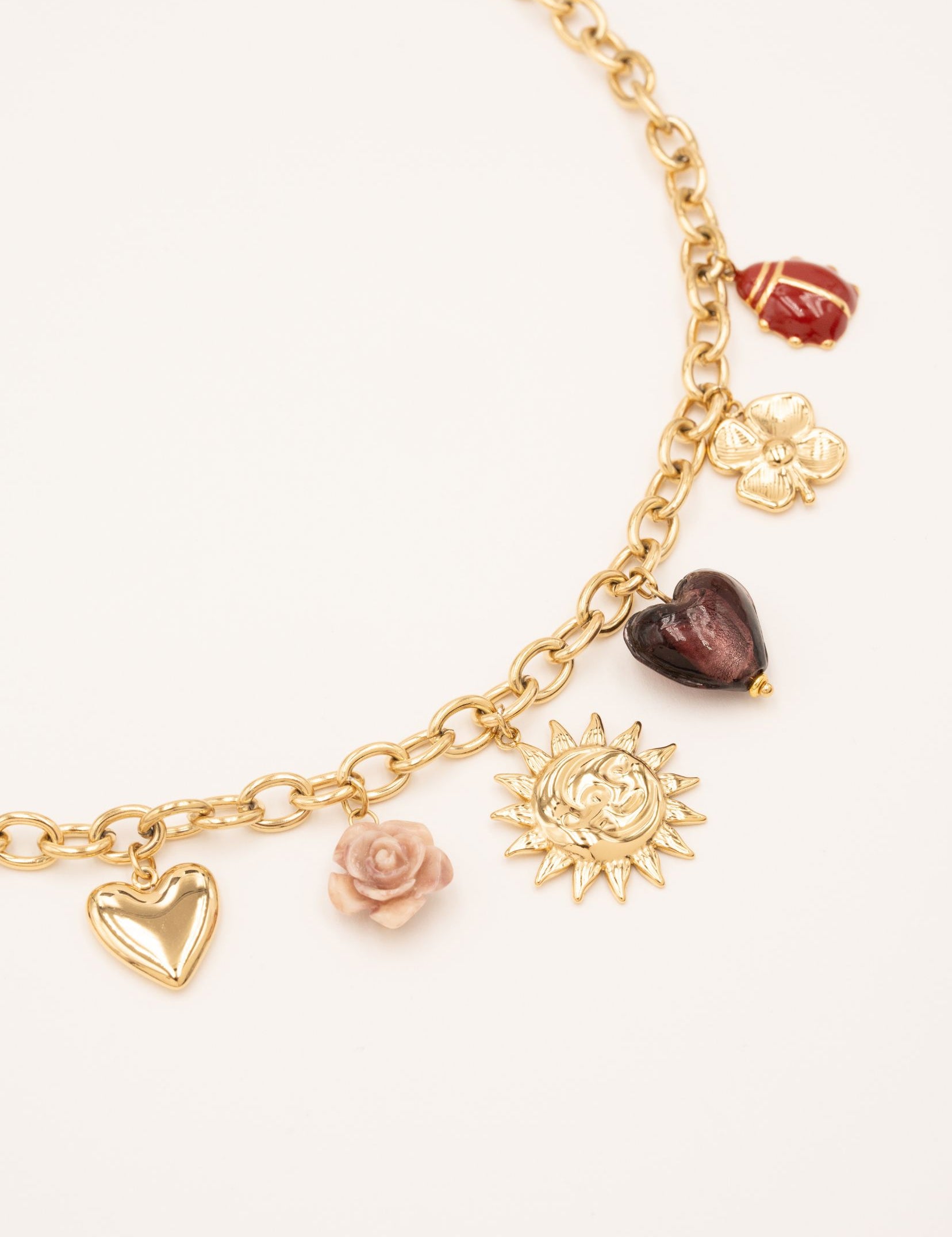 Collier Bohm Paris - Flore Collier Pendantifs Bohm Paris Doré 