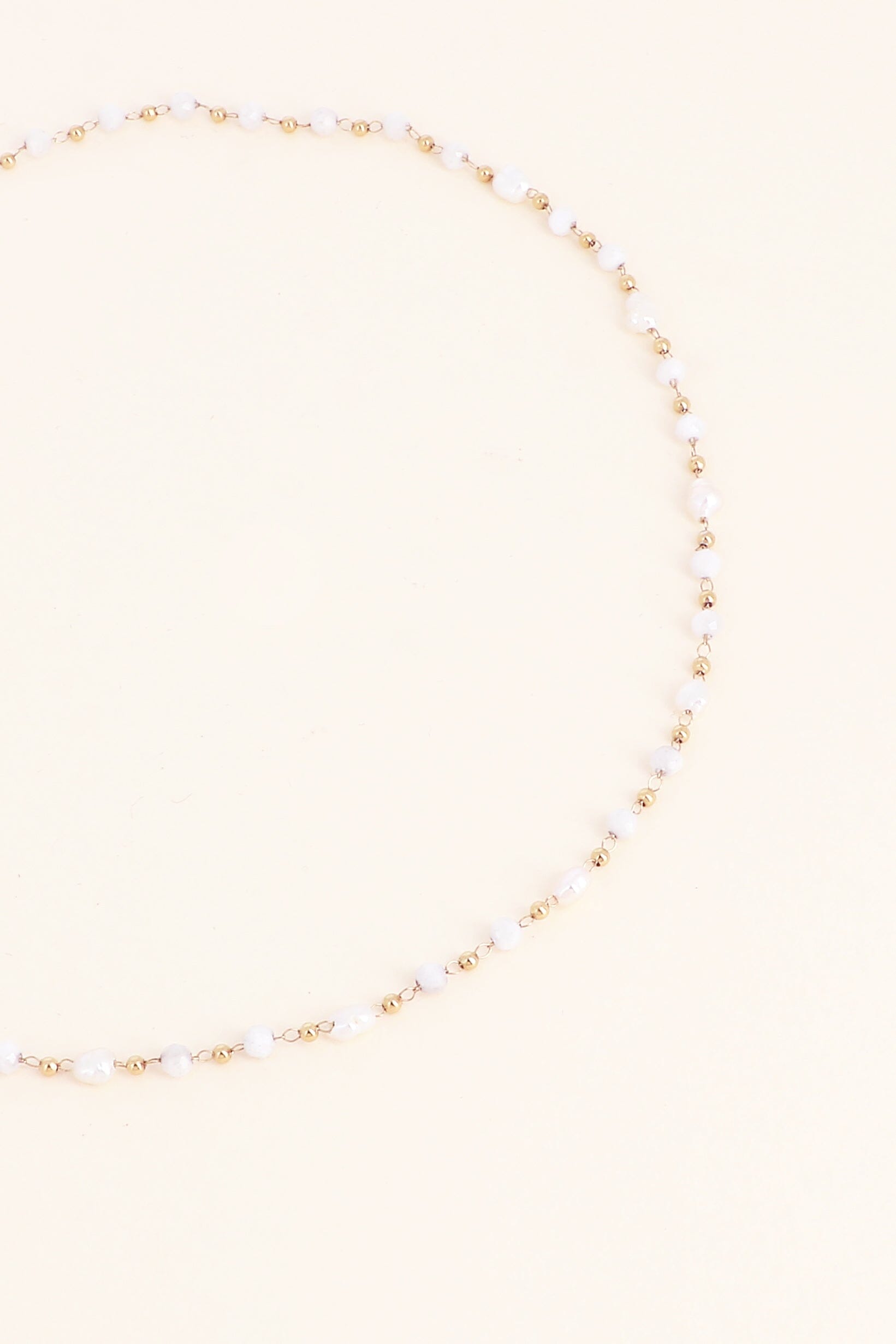 Collier Bohm Paris - Florinia Colliers Bohm Paris Agate blanche 