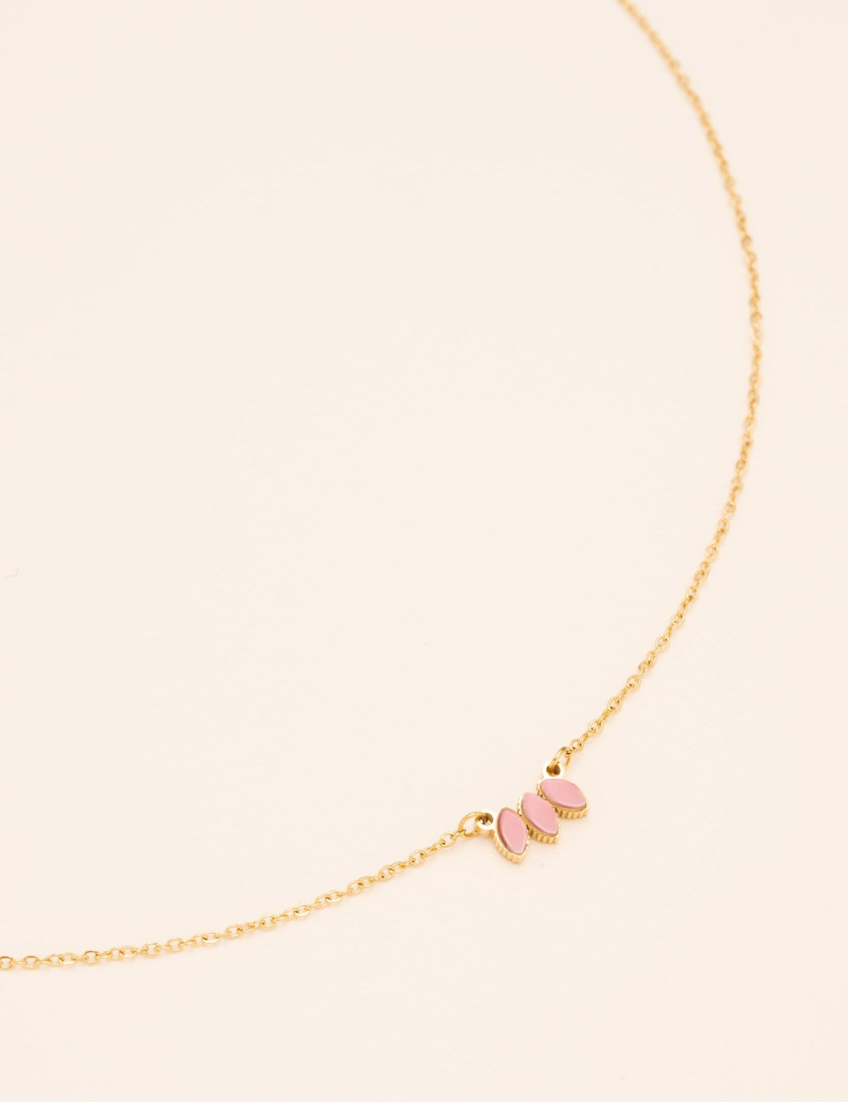 Collier Bohm Paris - Frances Colliers Bohm Paris Agate rose 