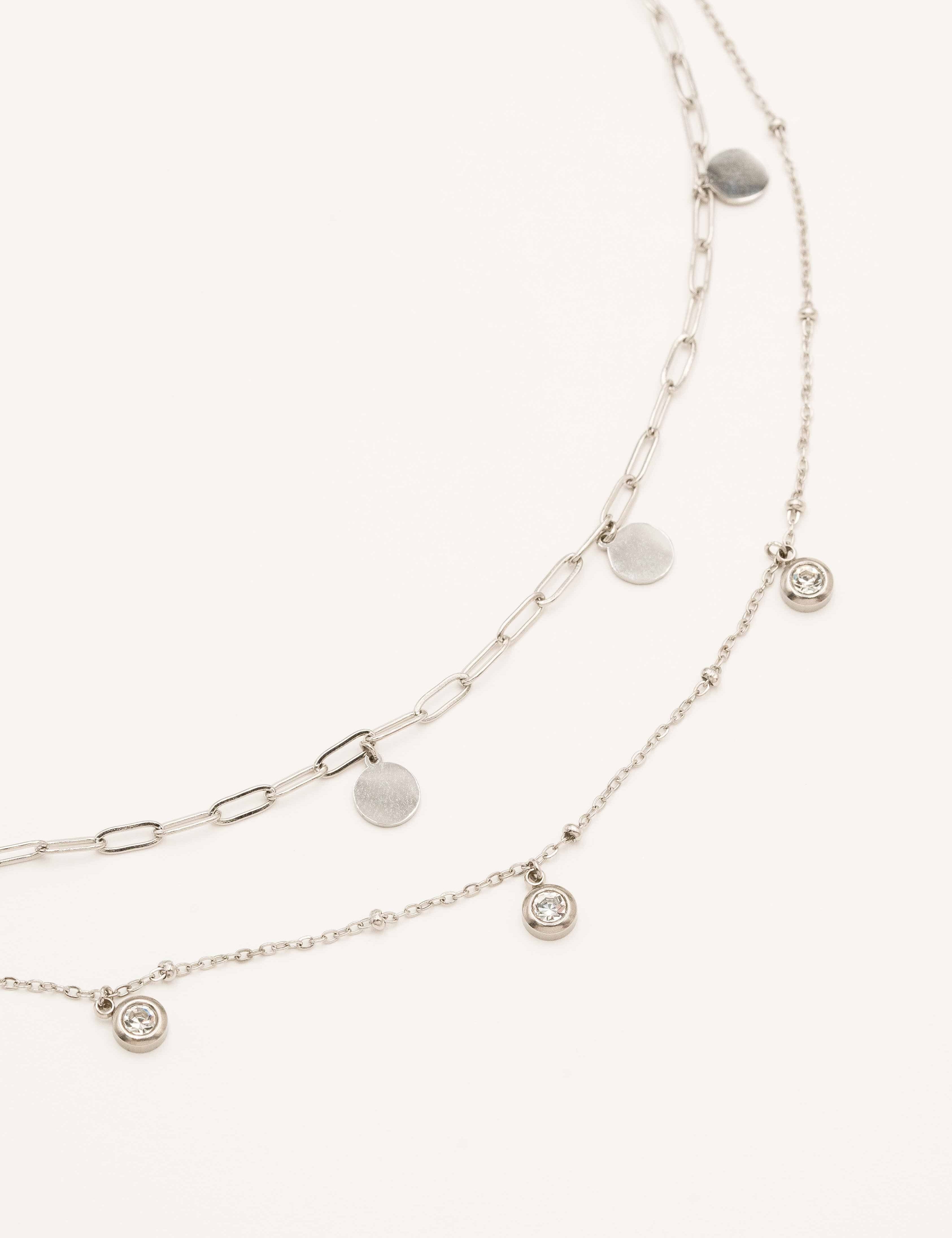 Collier Bohm Paris - Gemma Colliers Bohm Paris Argenté Cristal 